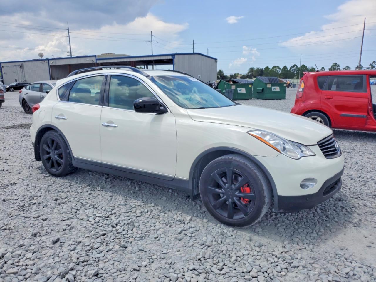 2008 Infiniti Ex35 Base Белый vin: JNKAJ09E08M300642