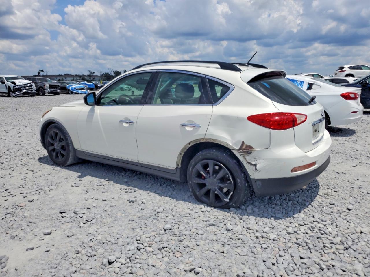 2008 Infiniti Ex35 Base Белый vin: JNKAJ09E08M300642