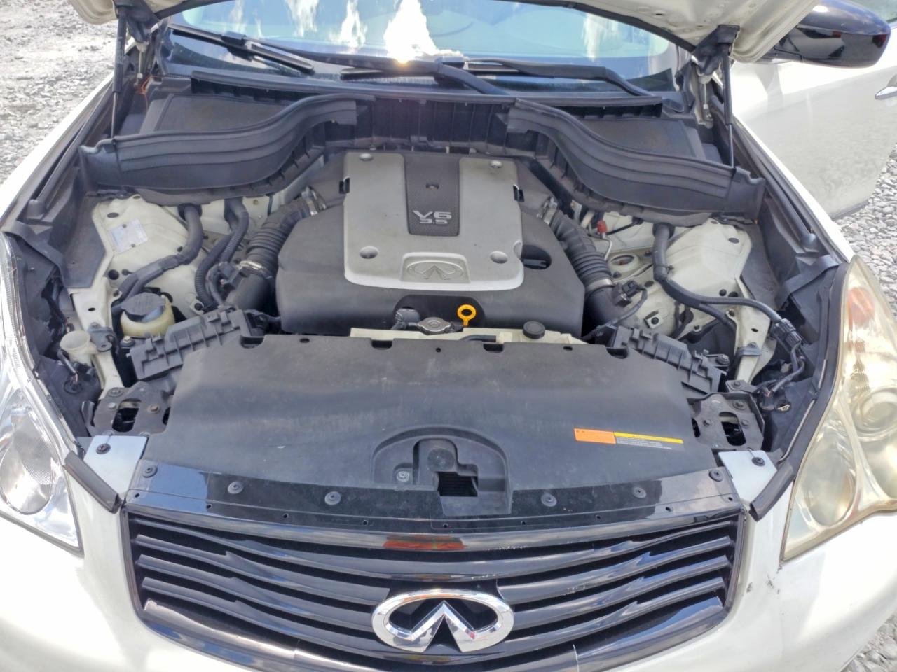 2008 Infiniti Ex35 Base Белый vin: JNKAJ09E08M300642