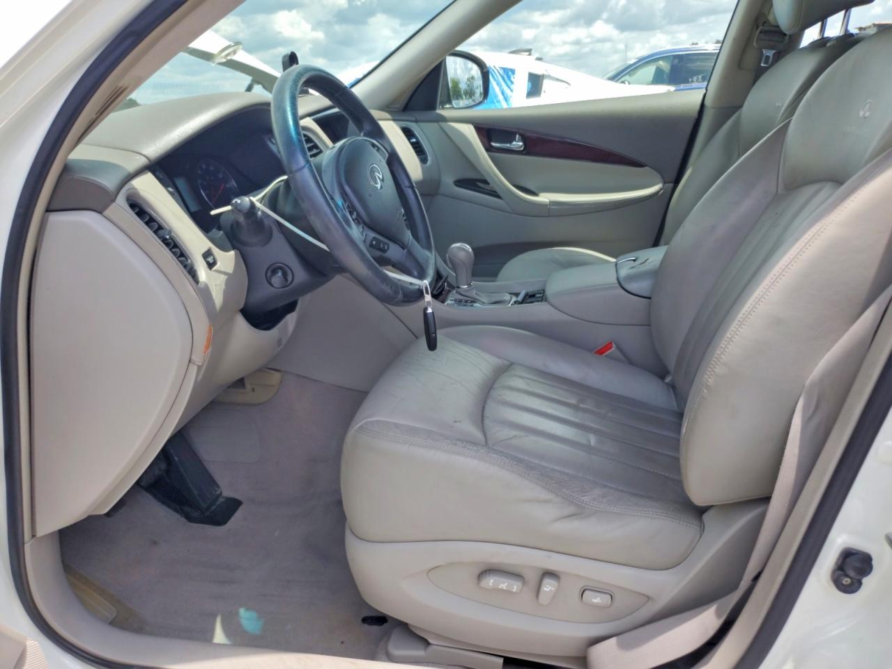 2008 Infiniti Ex35 Base Белый vin: JNKAJ09E08M300642