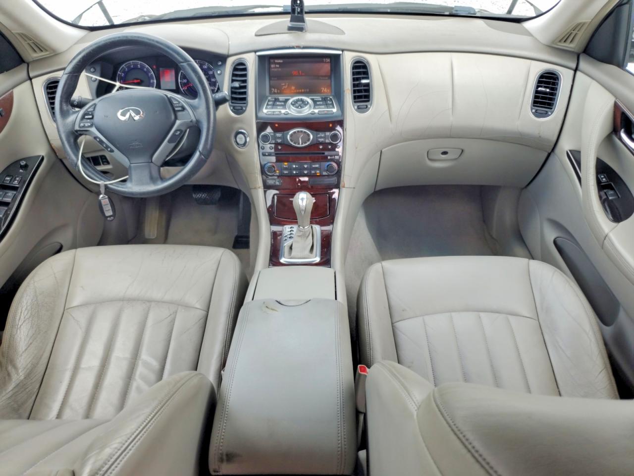2008 Infiniti Ex35 Base Белый vin: JNKAJ09E08M300642