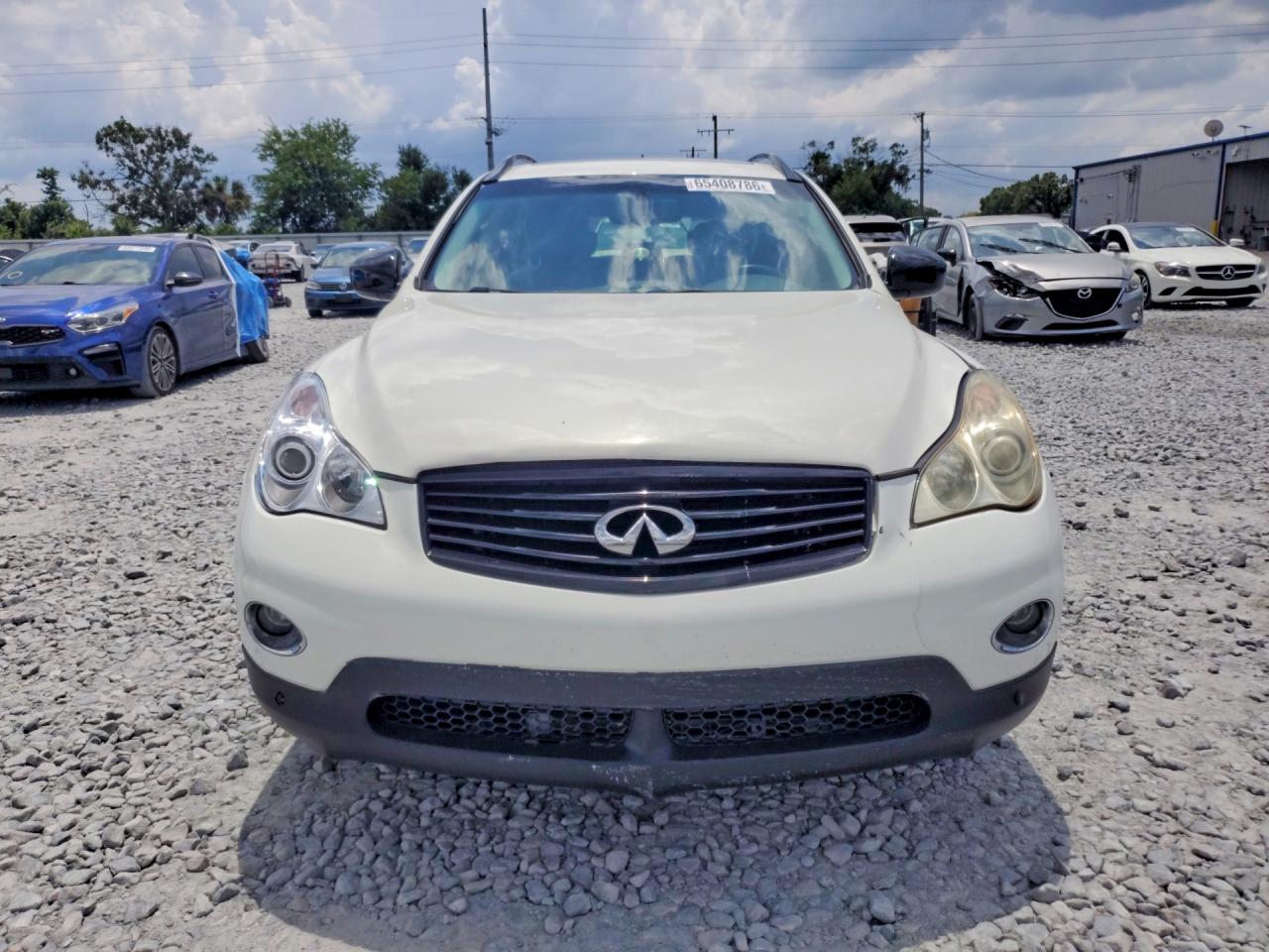 2008 Infiniti Ex35 Base Белый vin: JNKAJ09E08M300642