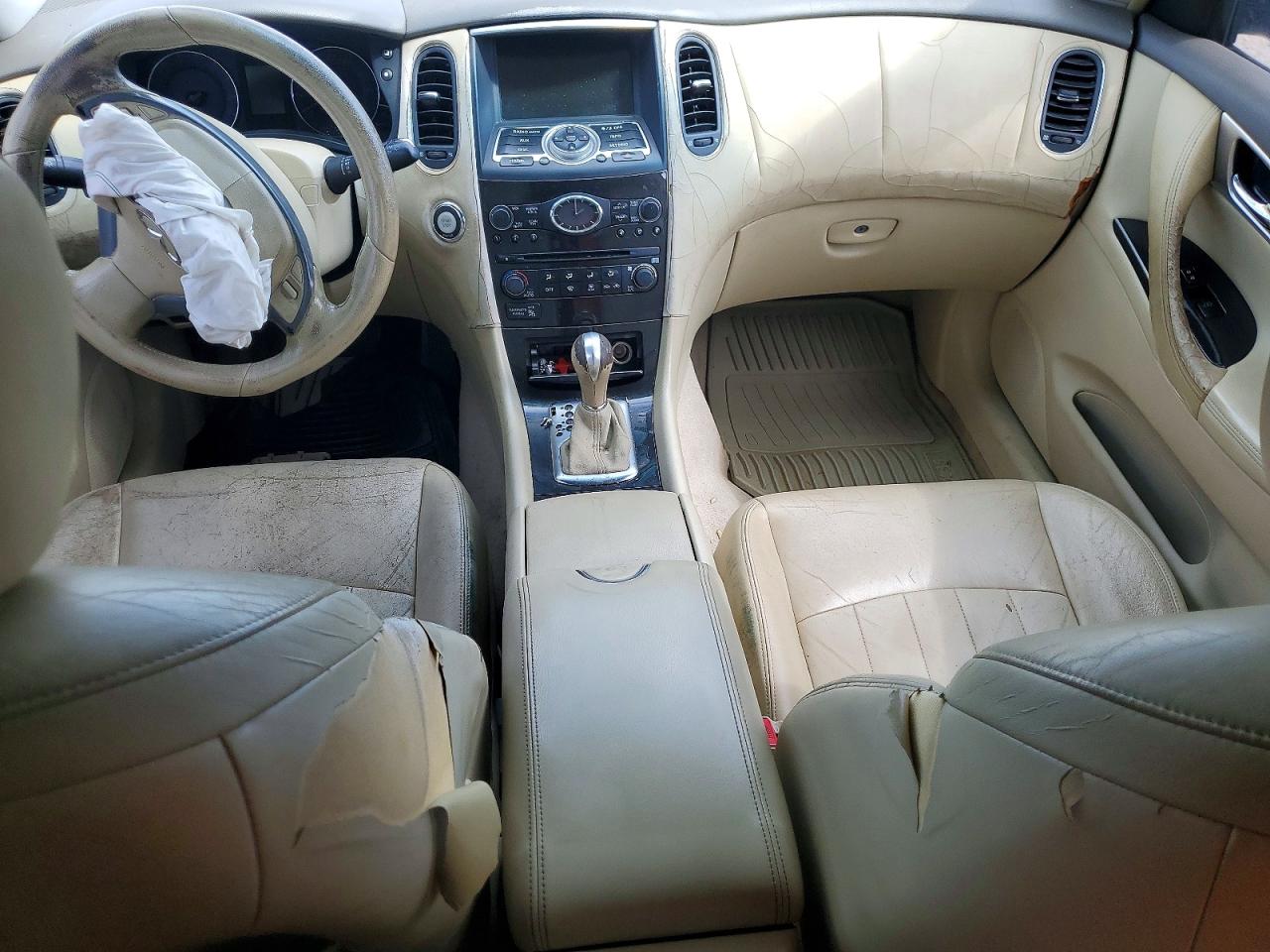 2008 Infiniti Ex35 White vin: JNKAJ09E28M303977