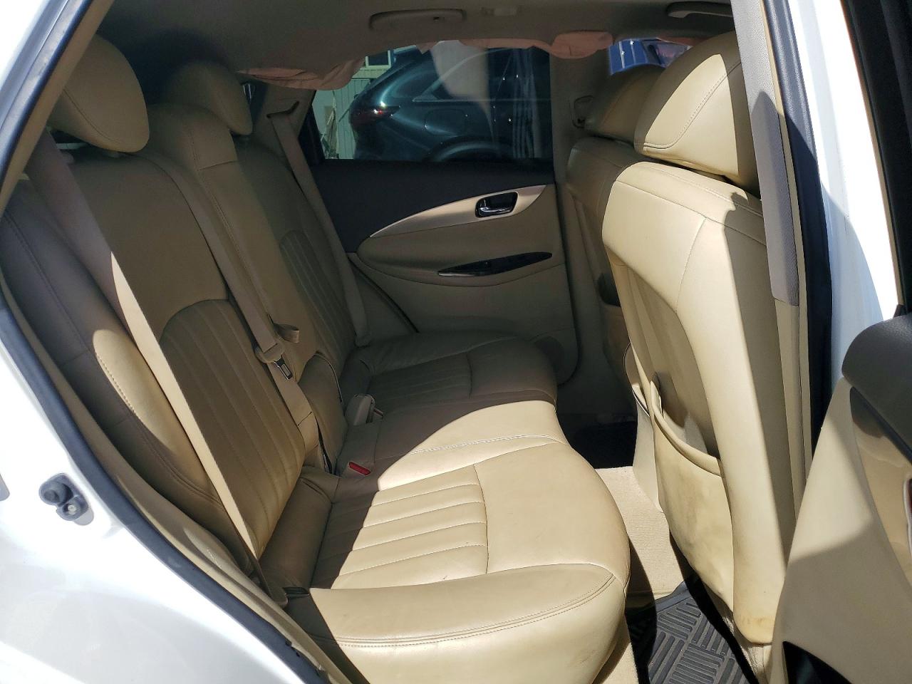 2008 Infiniti Ex35 White vin: JNKAJ09E28M303977