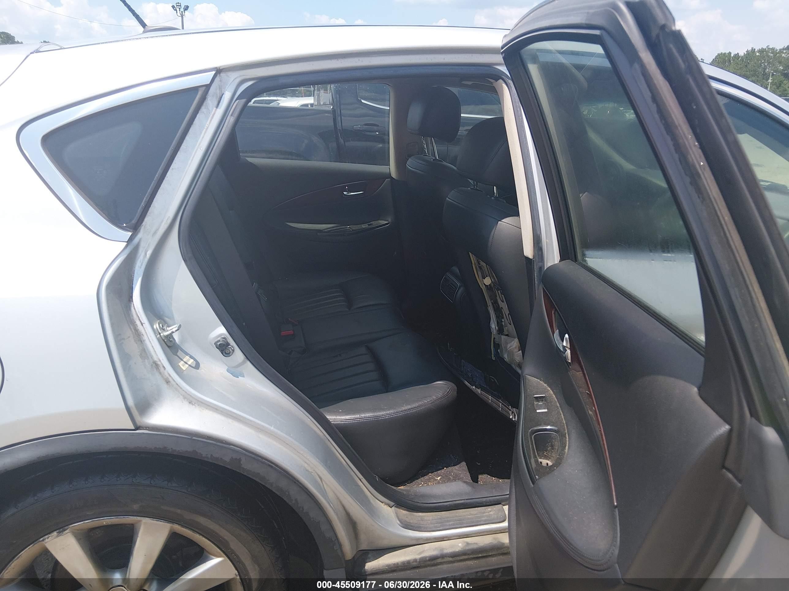 2008 Infiniti Ex35 Journey Silver vin: JNKAJ09E38M300764