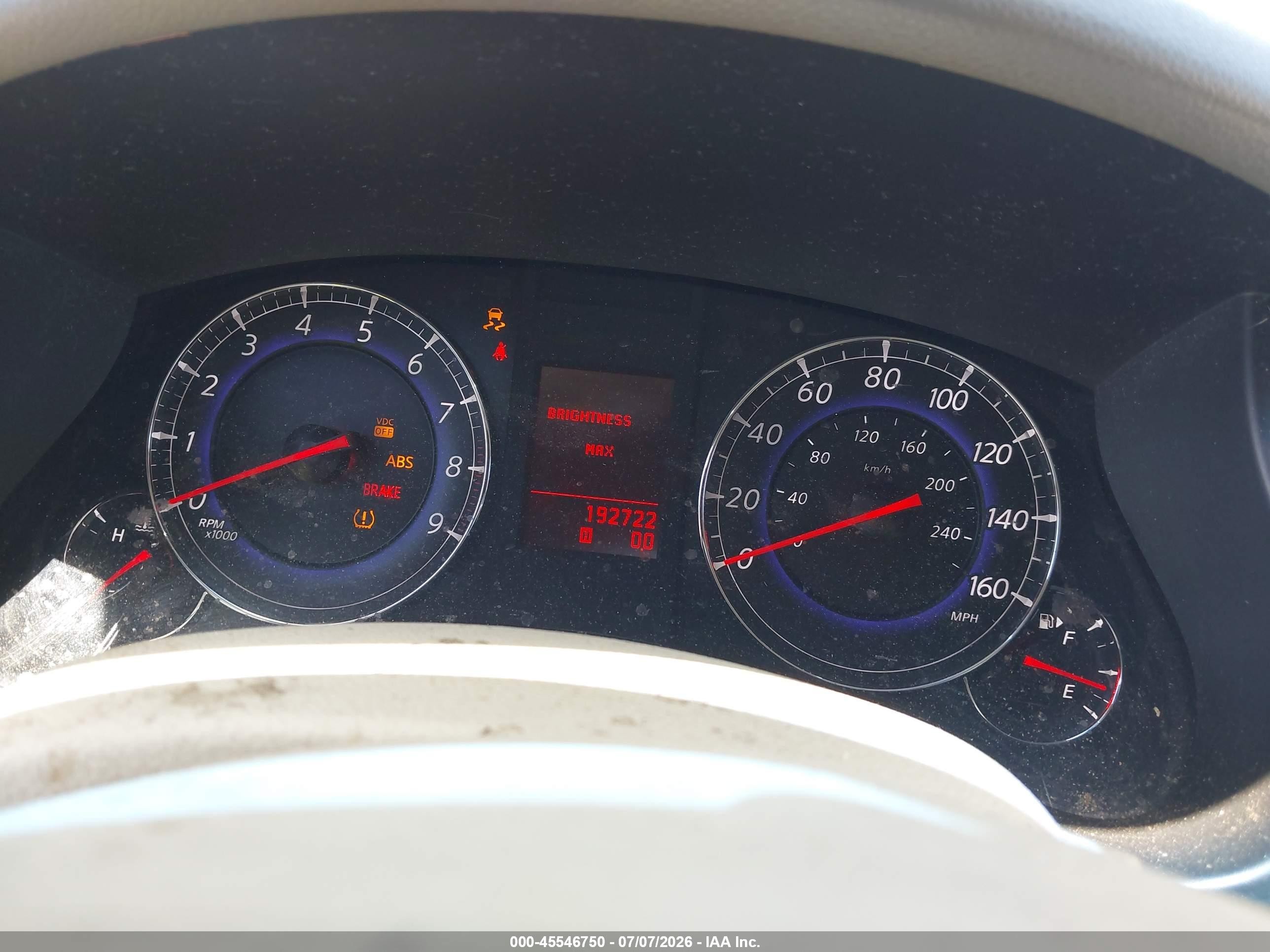 2008 Infiniti Ex35 Journey Gold vin: JNKAJ09E38M305317