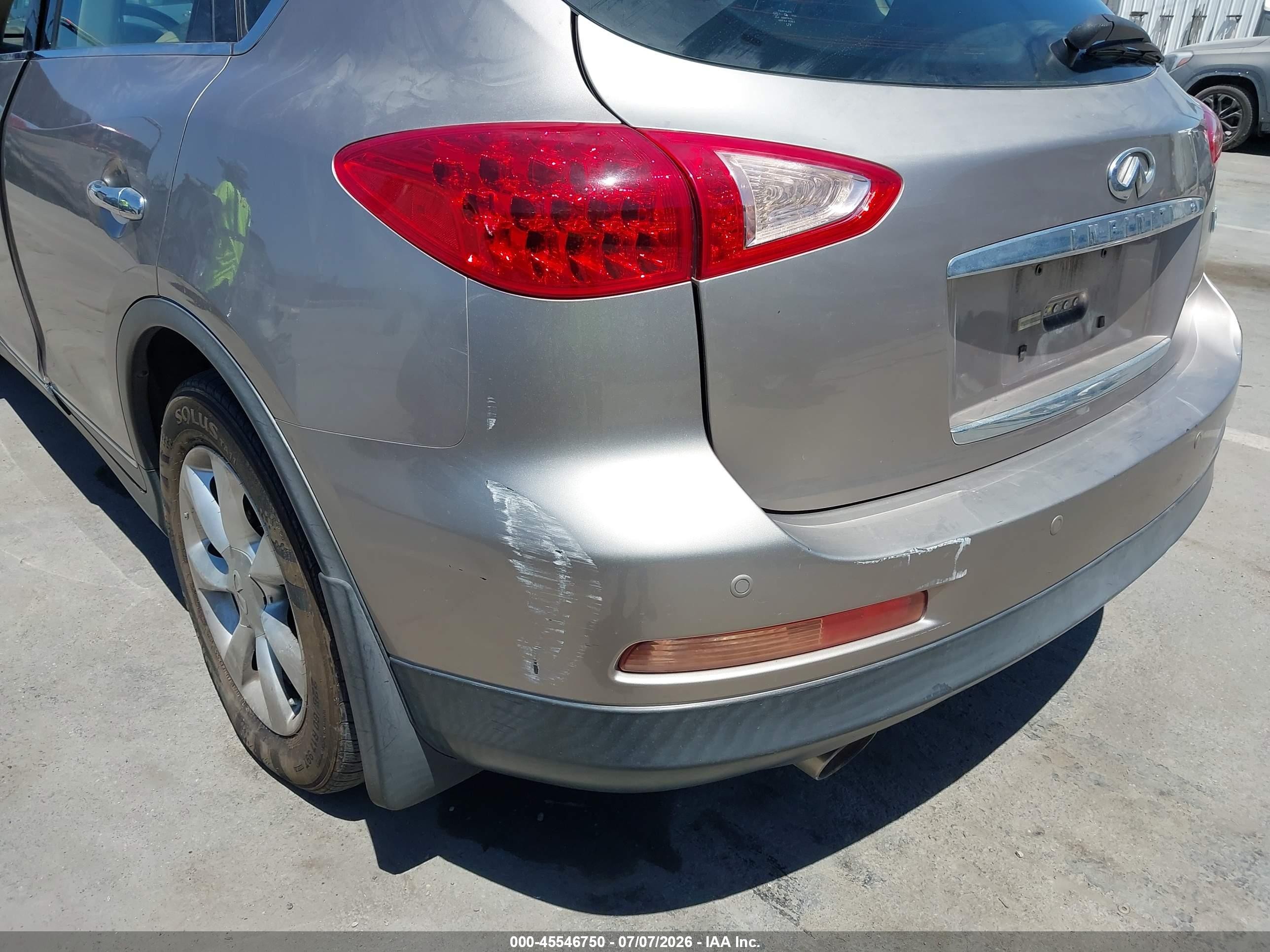 2008 Infiniti Ex35 Journey Gold vin: JNKAJ09E38M305317