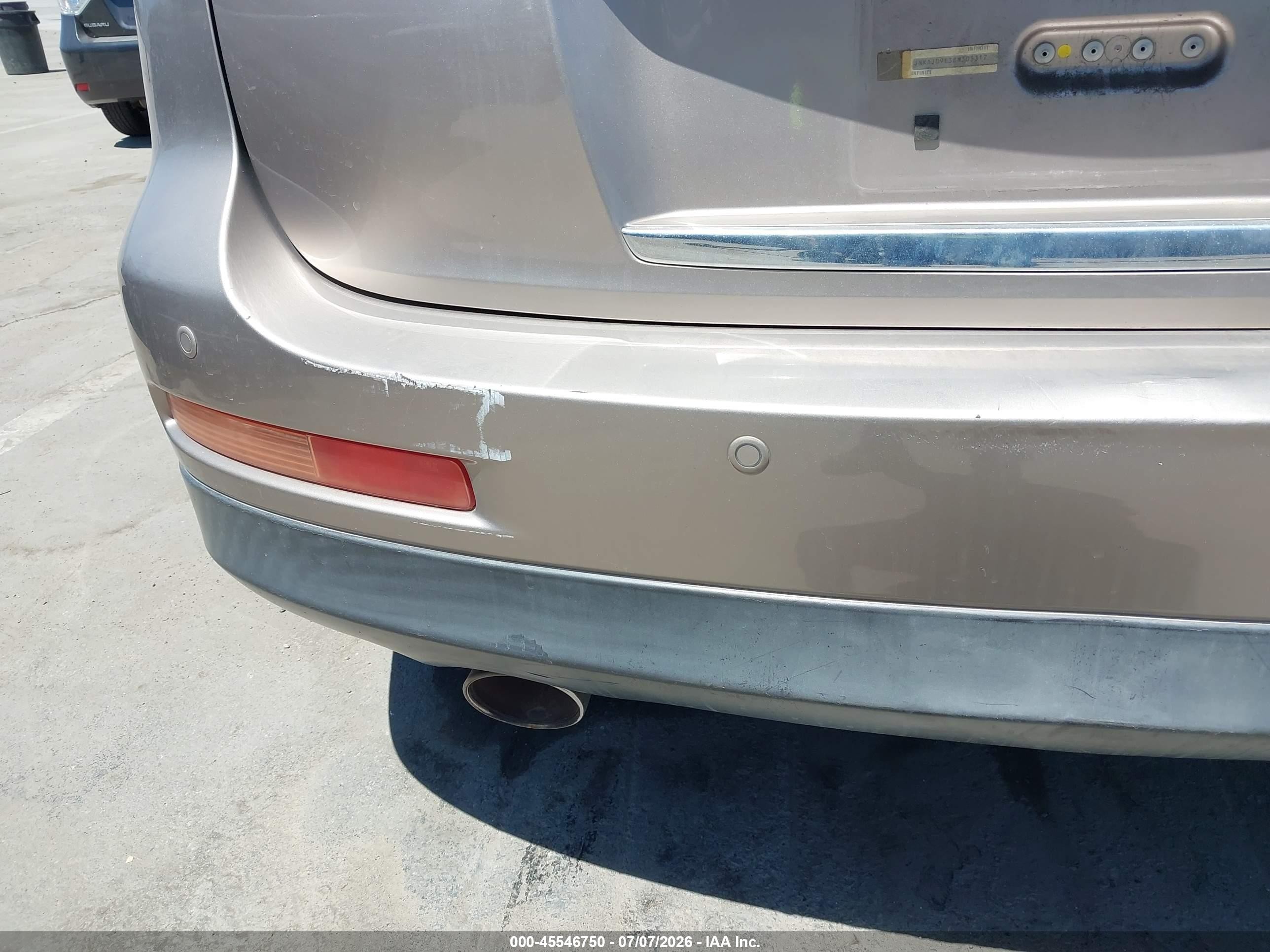 2008 Infiniti Ex35 Journey Gold vin: JNKAJ09E38M305317