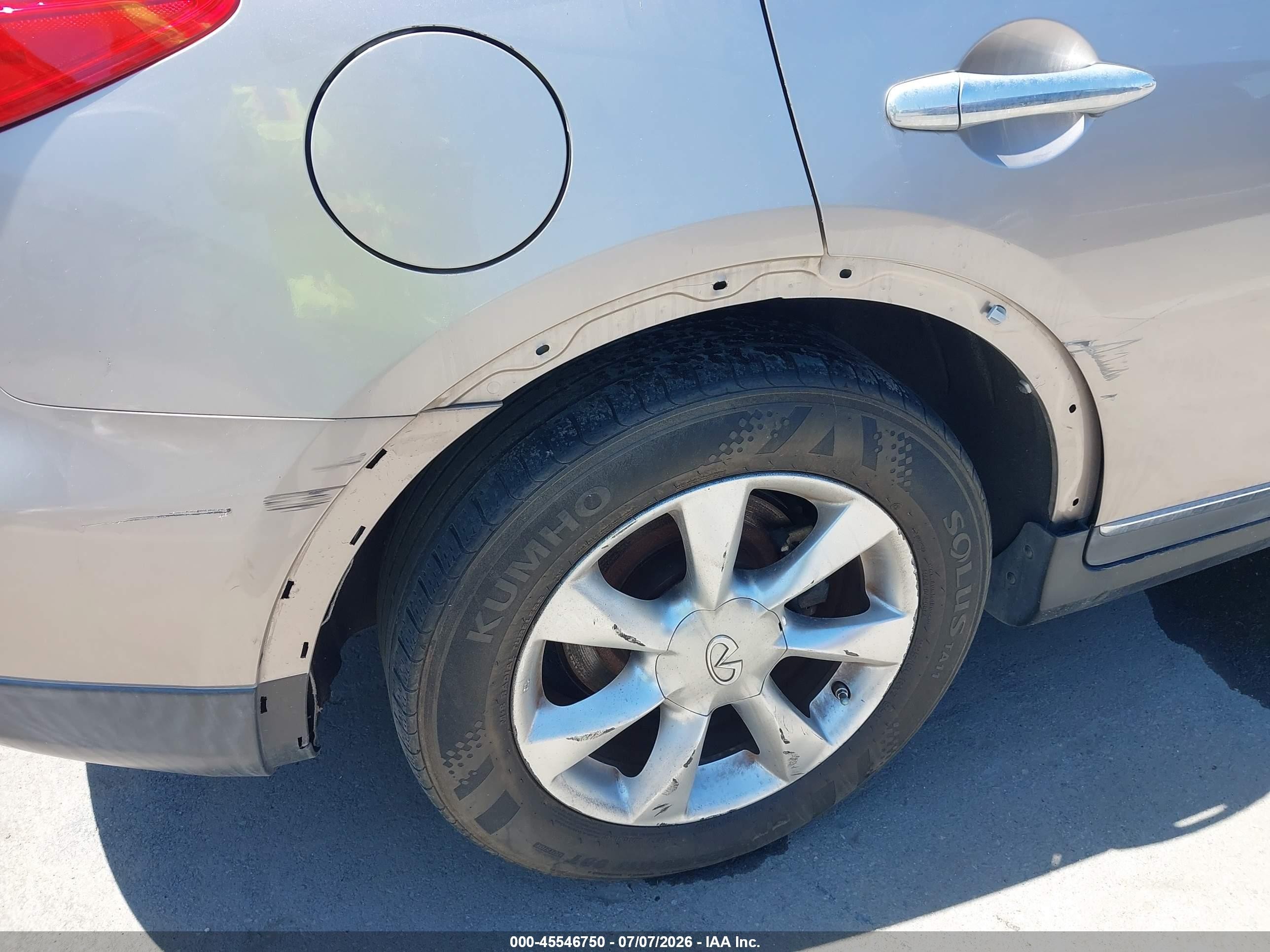 2008 Infiniti Ex35 Journey Gold vin: JNKAJ09E38M305317