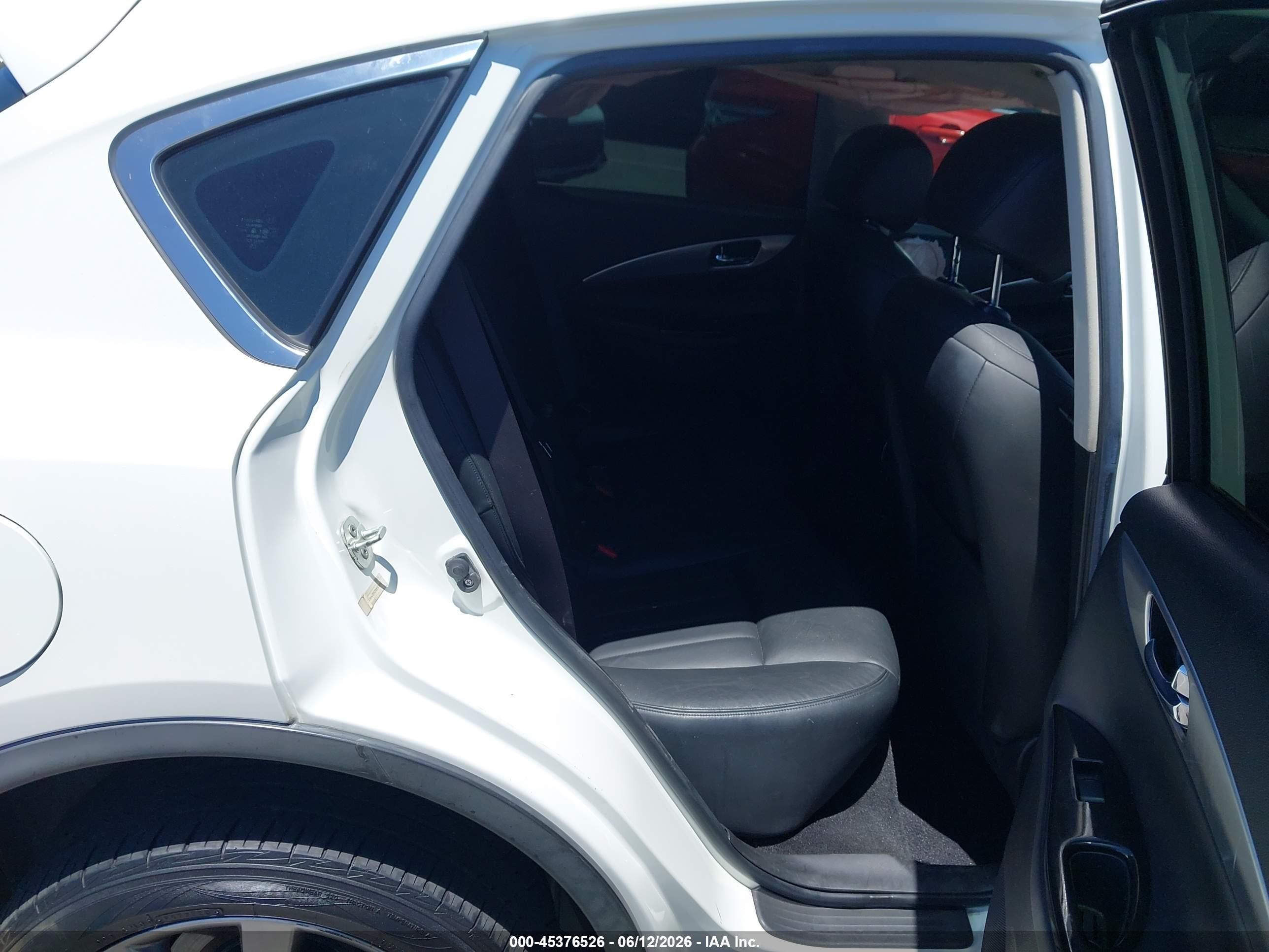 2008 Infiniti Ex35 Journey White vin: JNKAJ09E38M306662