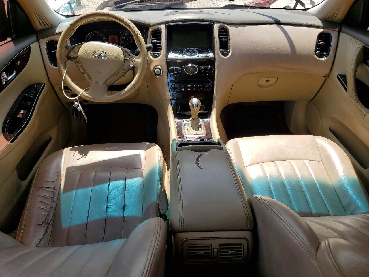 2008 Infiniti Ex35 Base White vin: JNKAJ09E48M302653