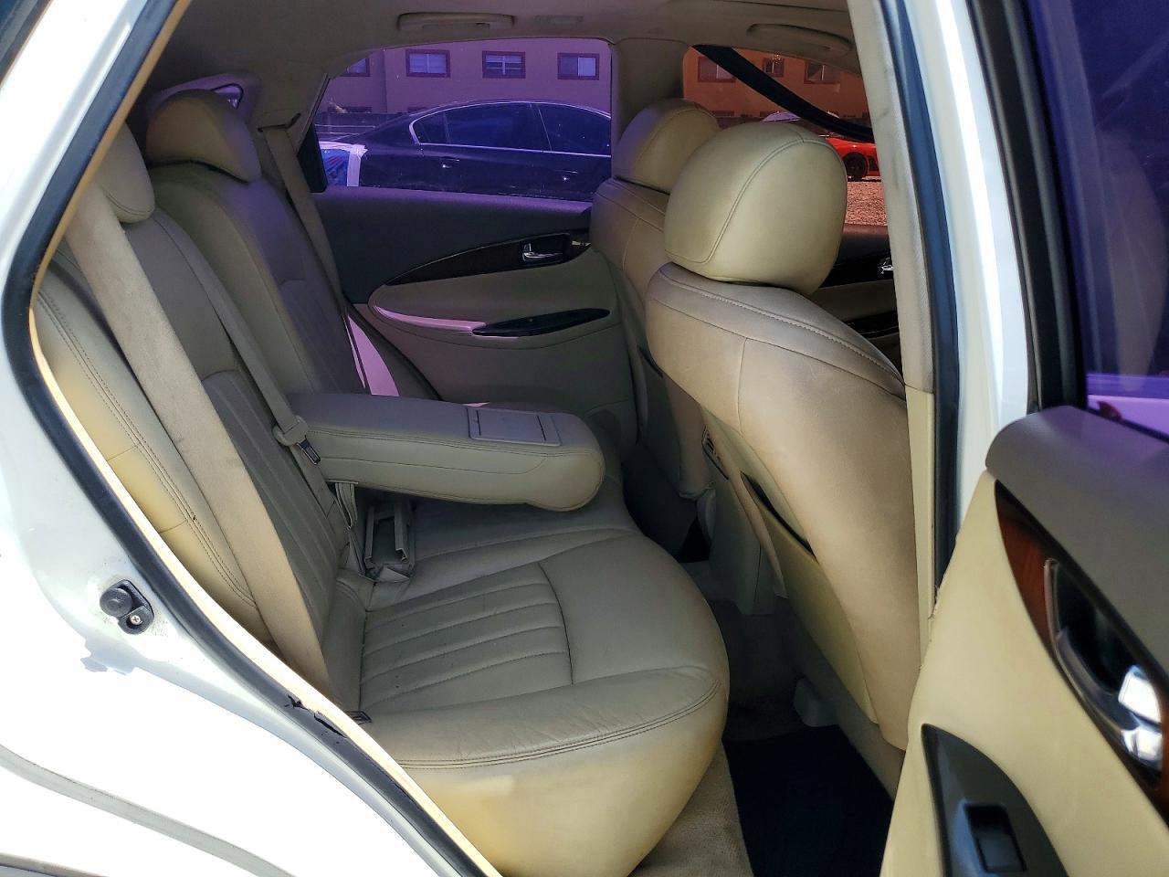 2008 Infiniti Ex35 Base White vin: JNKAJ09E48M302653