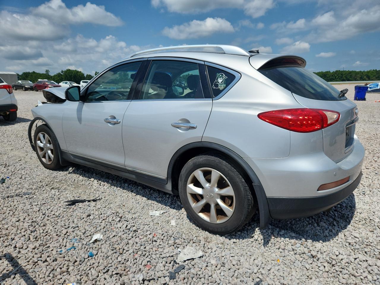 2008 Infiniti Ex35 Base Silver vin: JNKAJ09E58M306730