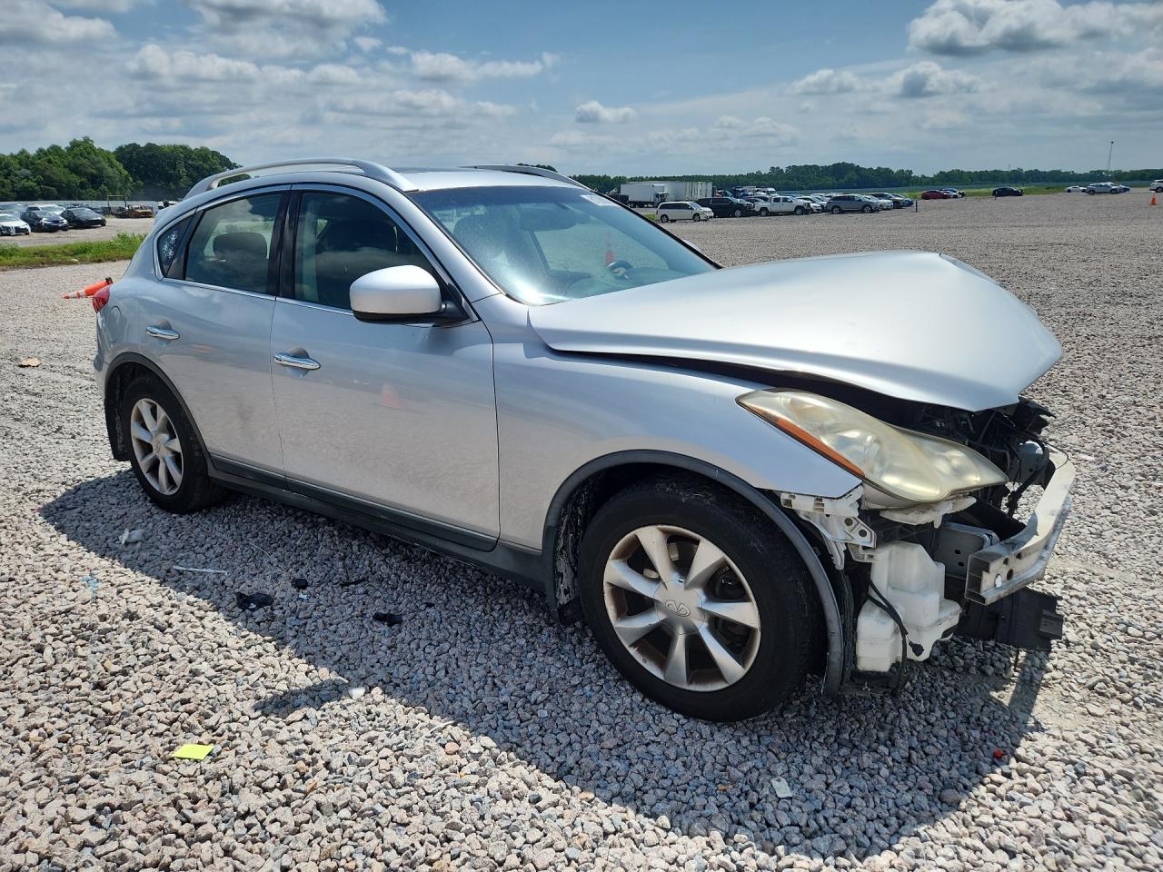 2008 Infiniti Ex35 Base Silver vin: JNKAJ09E58M306730