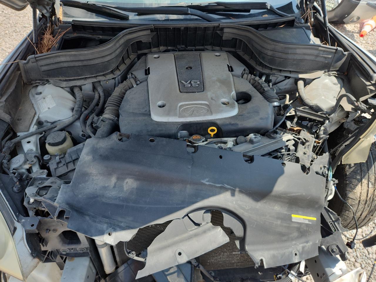 2008 Infiniti Ex35 Base Silver vin: JNKAJ09E58M306730