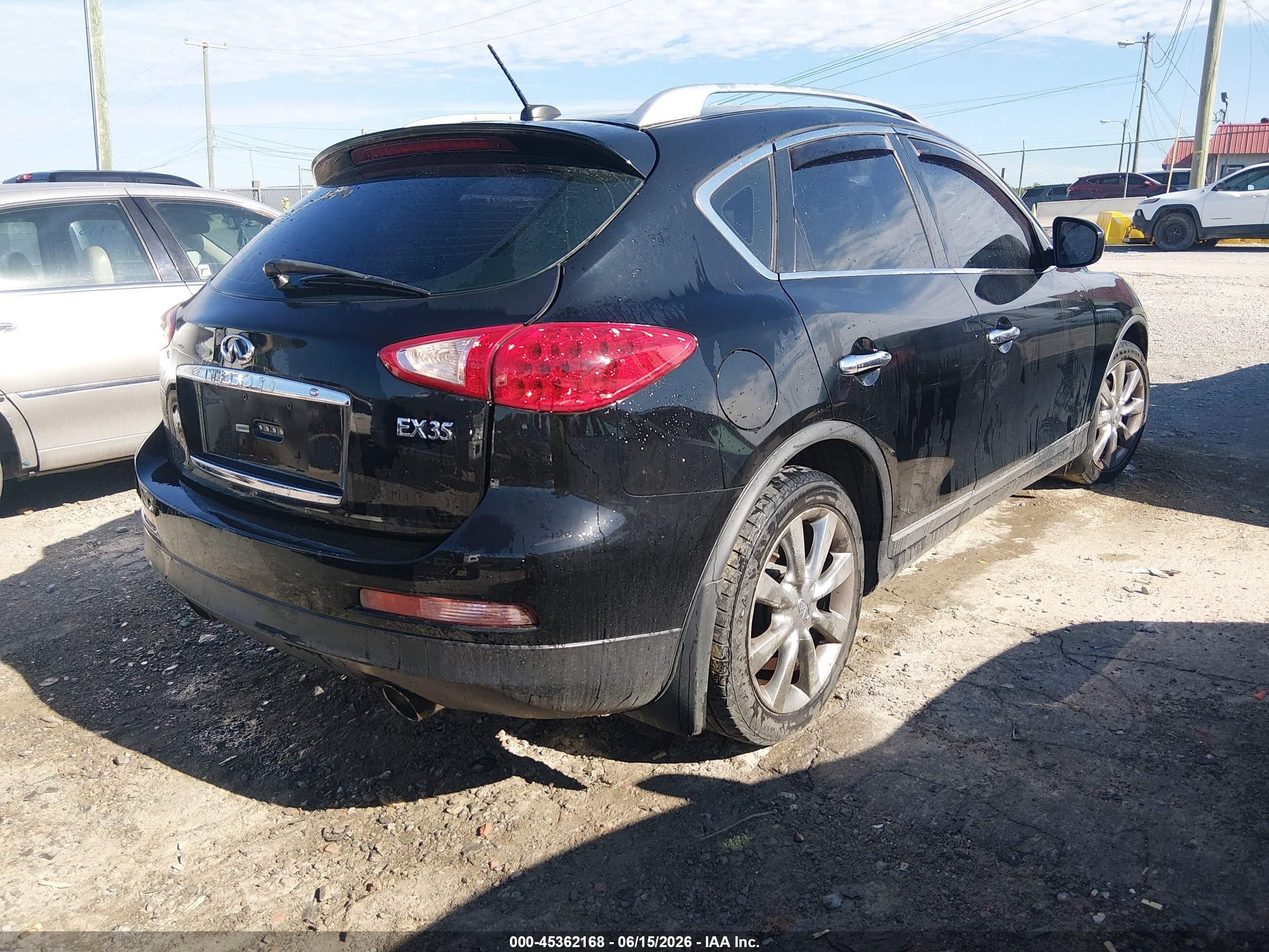 2009 Infiniti Ex35 Journey Black vin: JNKAJ09E59M900042