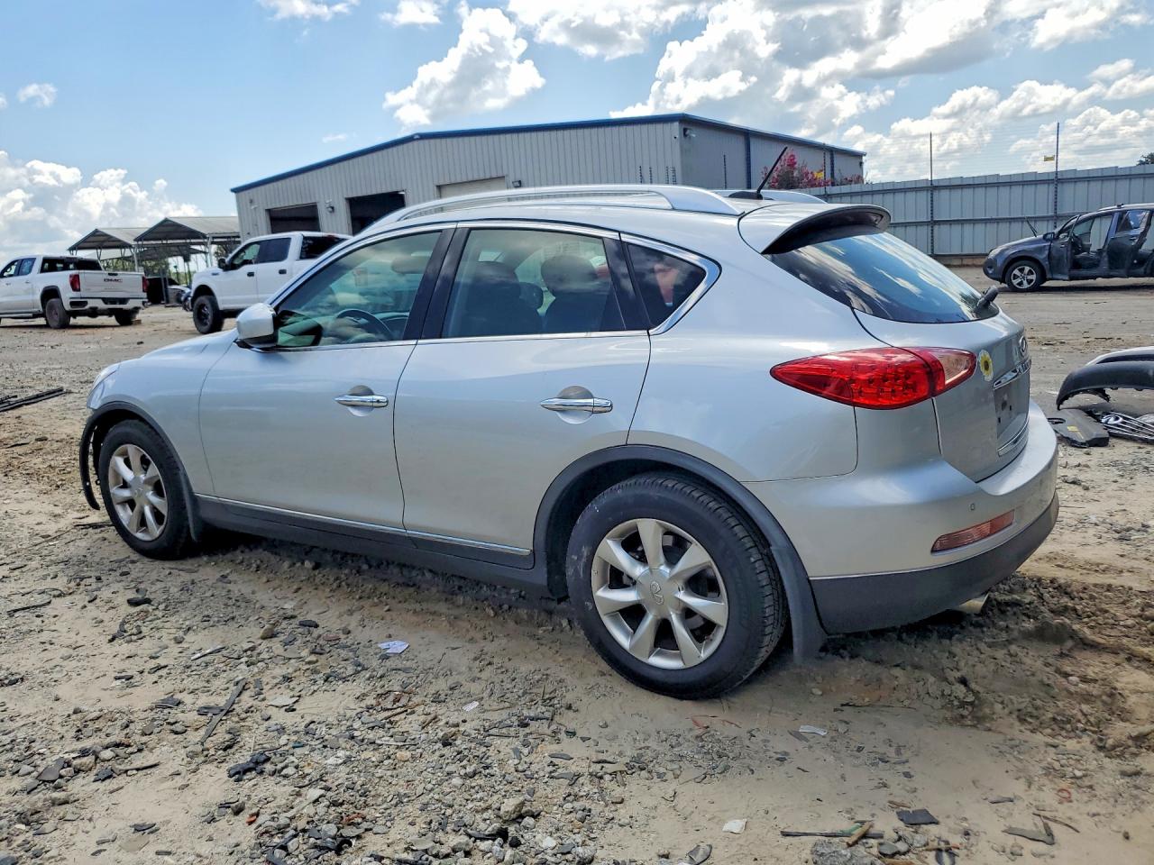 2008 Infiniti Ex35 Base Silver vin: JNKAJ09E68M303044