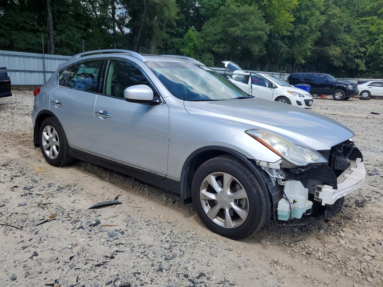 2008 Infiniti Ex35 Base Silver vin: JNKAJ09E68M303044