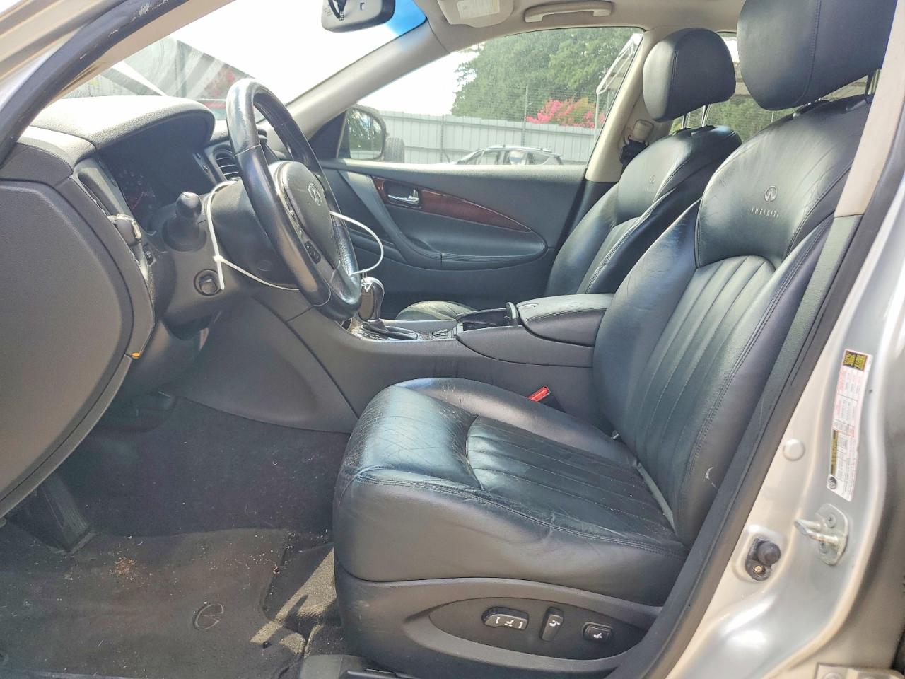 2008 Infiniti Ex35 Base Silver vin: JNKAJ09E68M303044
