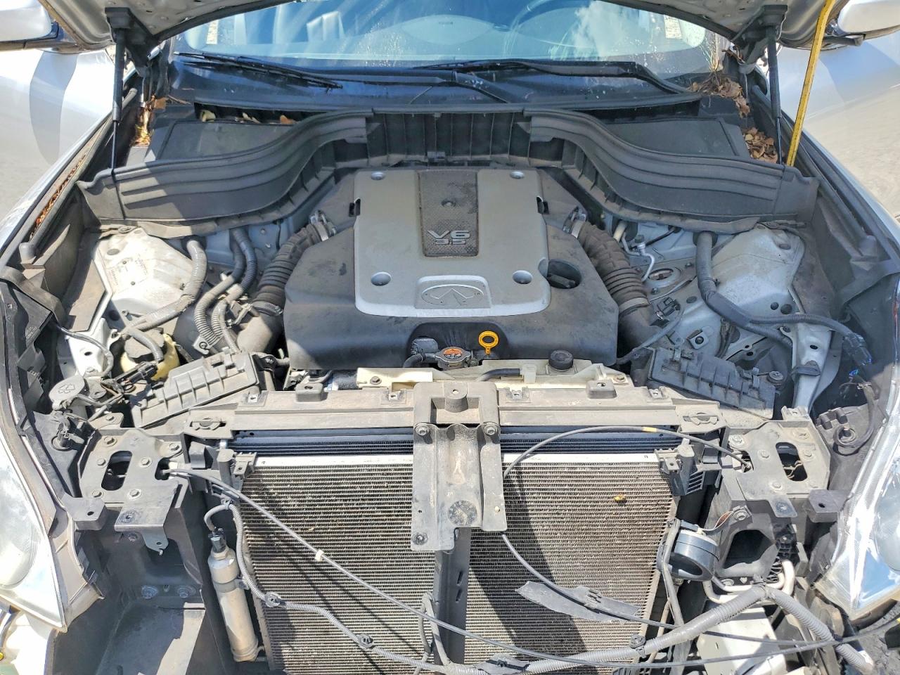 2008 Infiniti Ex35 Base Silver vin: JNKAJ09E68M303044