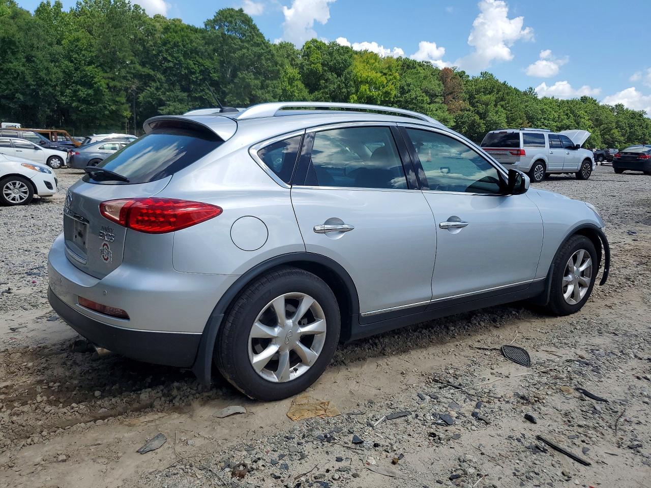 2008 Infiniti Ex35 Base Silver vin: JNKAJ09E68M303044