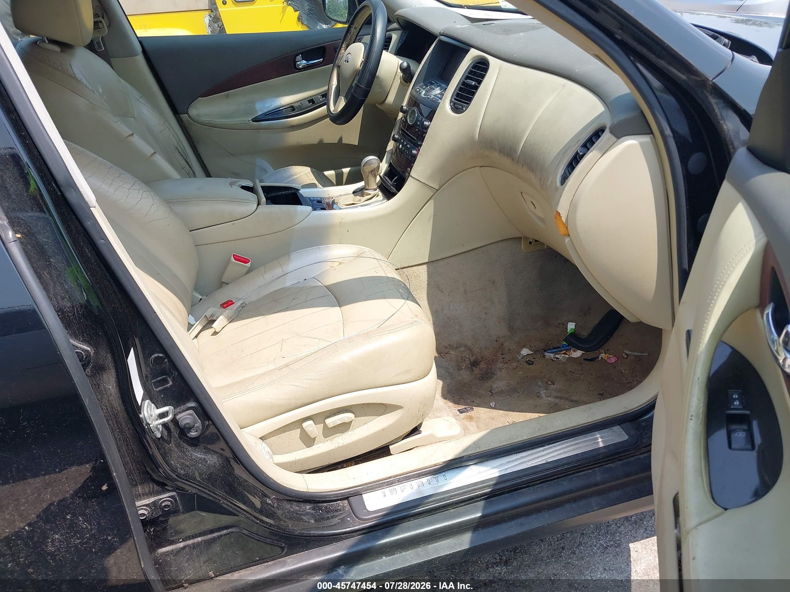2008 Infiniti Ex35 Journey Black vin: JNKAJ09E68M305392