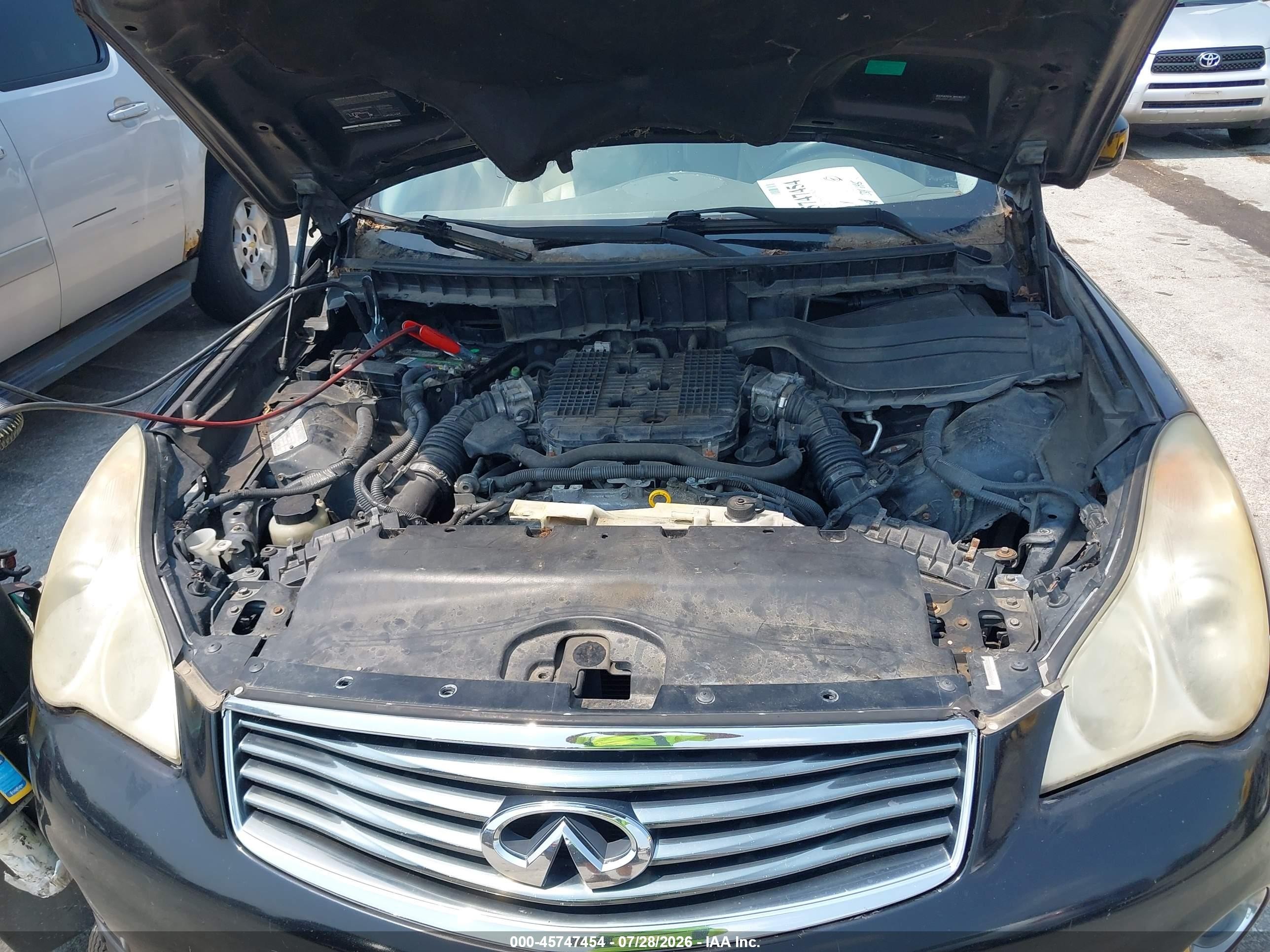 2008 Infiniti Ex35 Journey Black vin: JNKAJ09E68M305392