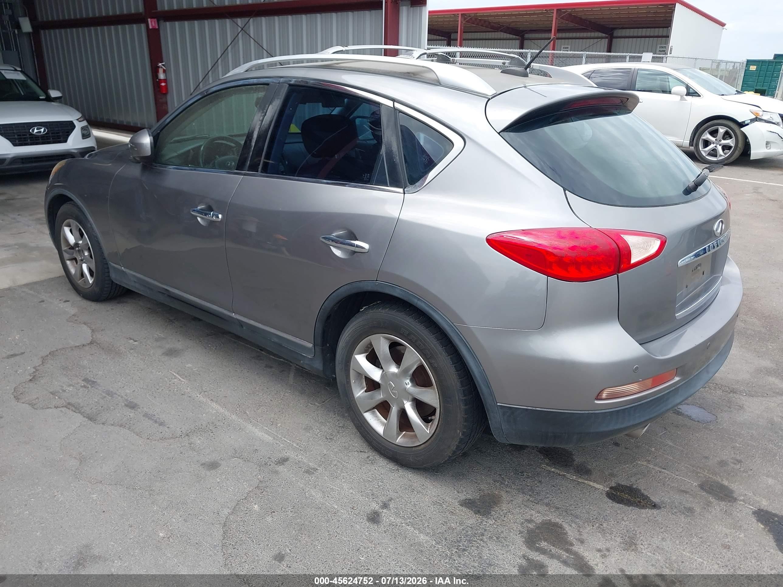 2008 Infiniti Ex35 Journey Silver vin: JNKAJ09E78M301156