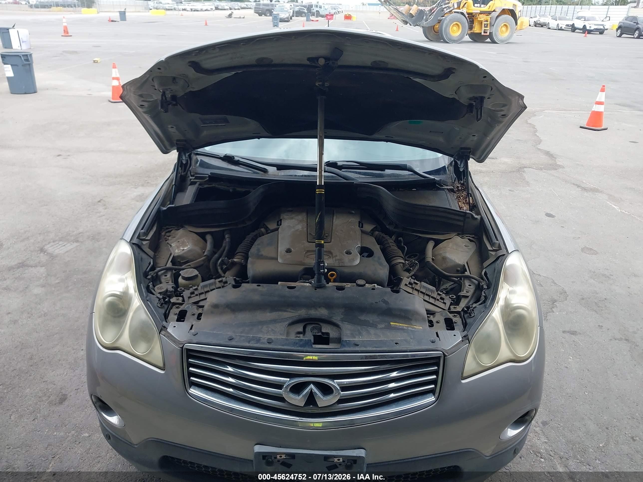 2008 Infiniti Ex35 Journey Silver vin: JNKAJ09E78M301156