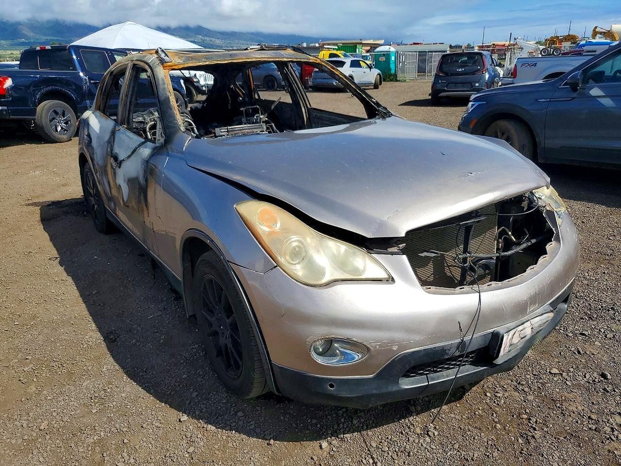 2008 Infiniti Ex35 Base Tan vin: JNKAJ09E78M304770