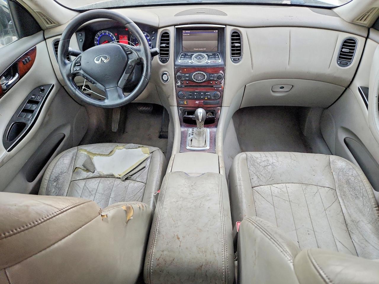2008 Infiniti Ex35 Base White vin: JNKAJ09E88M300209
