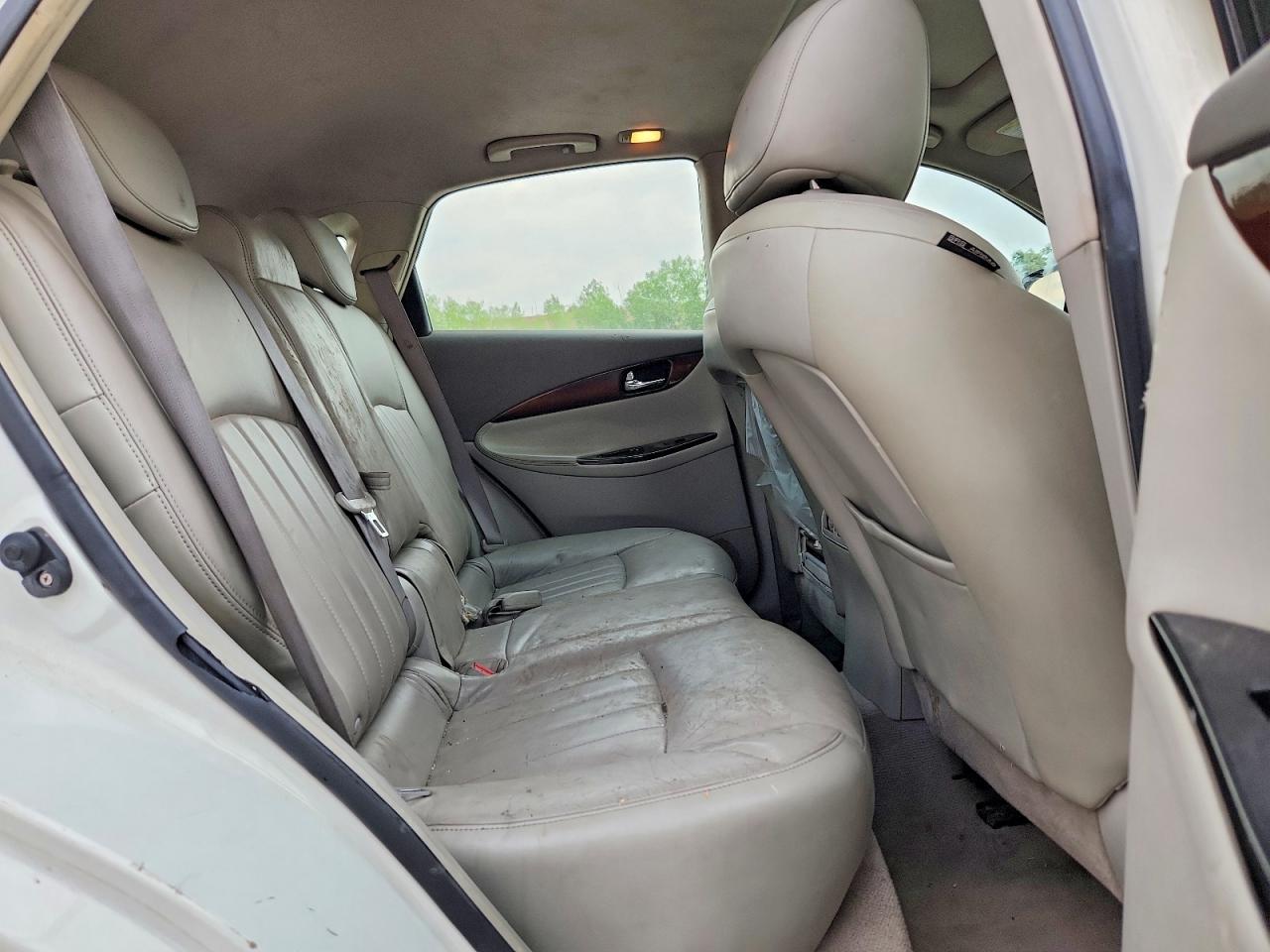 2008 Infiniti Ex35 Base White vin: JNKAJ09E88M300209