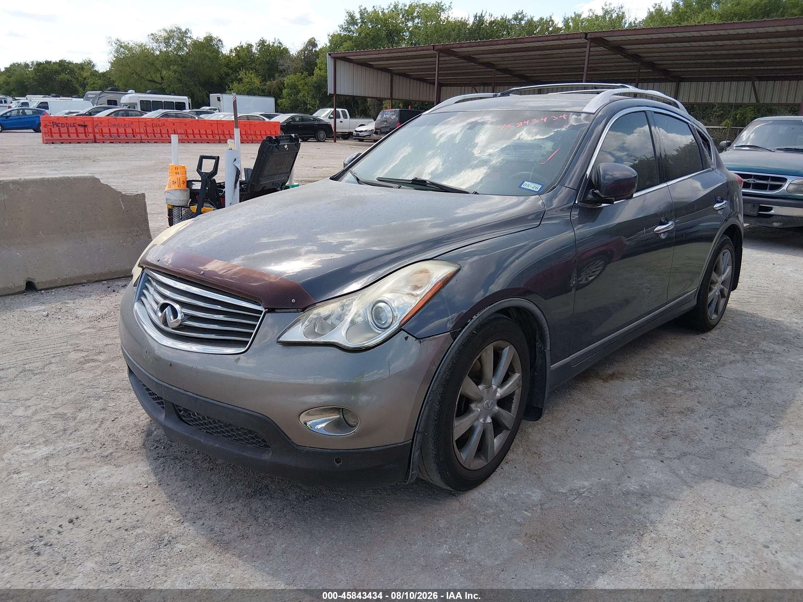 2009 Infiniti Ex35 Journey Синий vin: JNKAJ09E89M900312