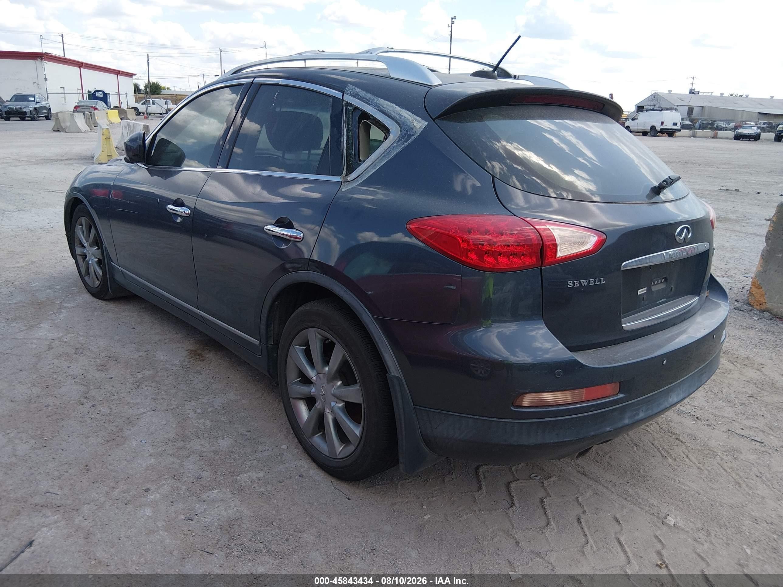 2009 Infiniti Ex35 Journey Синий vin: JNKAJ09E89M900312