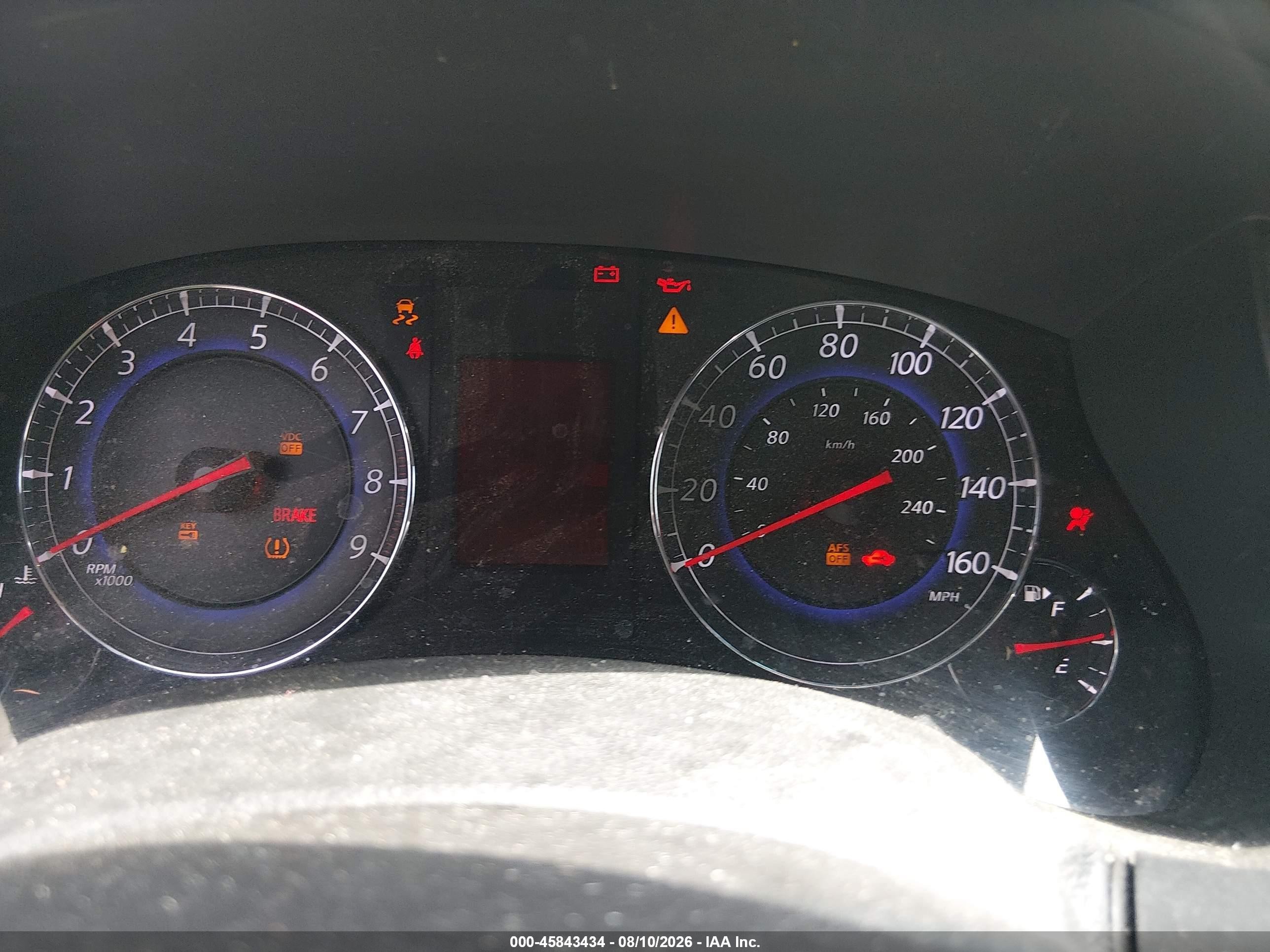 2009 Infiniti Ex35 Journey Синий vin: JNKAJ09E89M900312