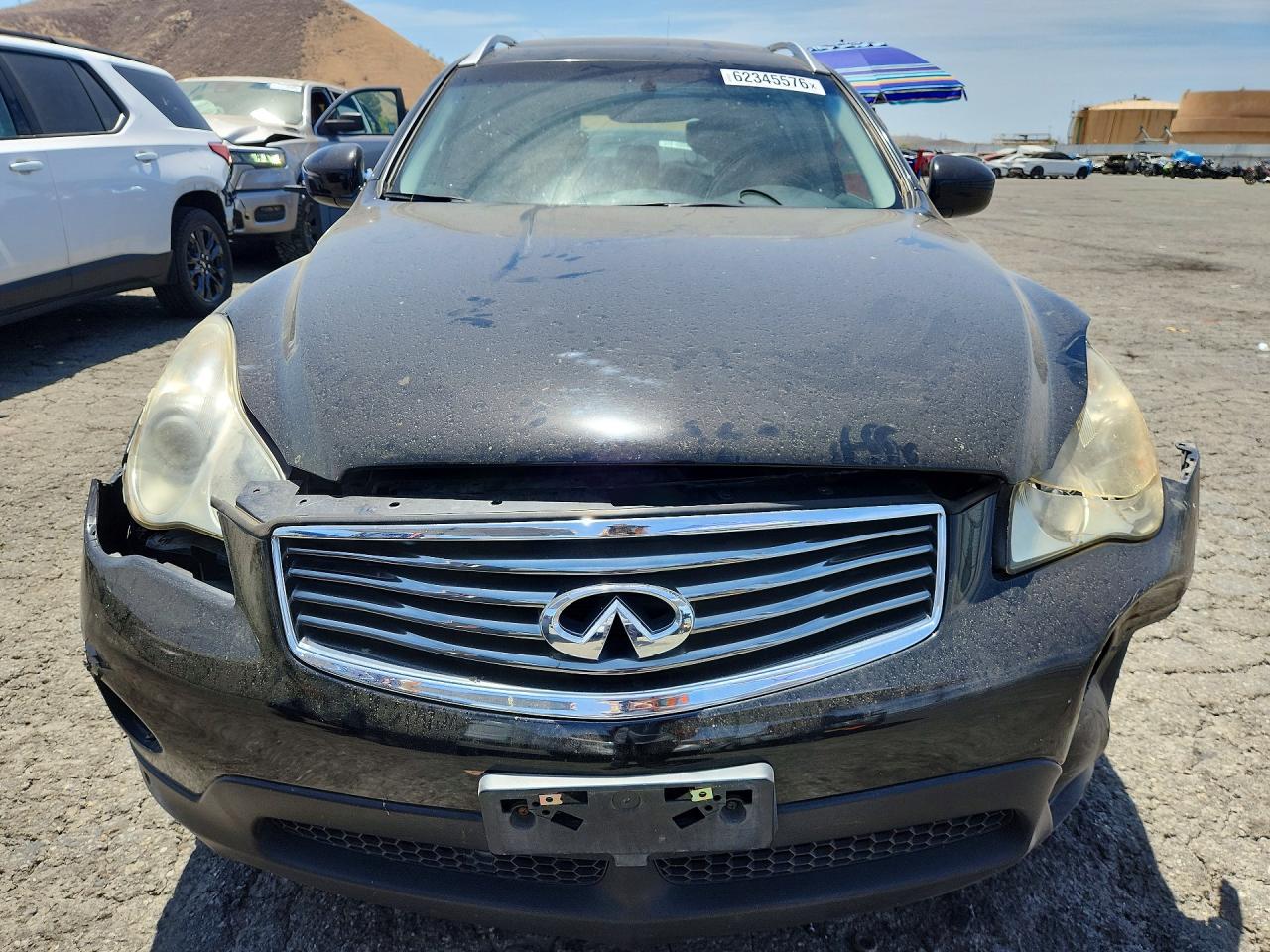 2008 Infiniti Ex35 Base Black vin: JNKAJ09E98M304396