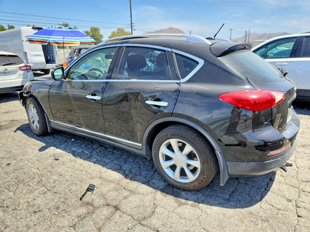 2008 Infiniti Ex35 Base Black vin: JNKAJ09E98M304396
