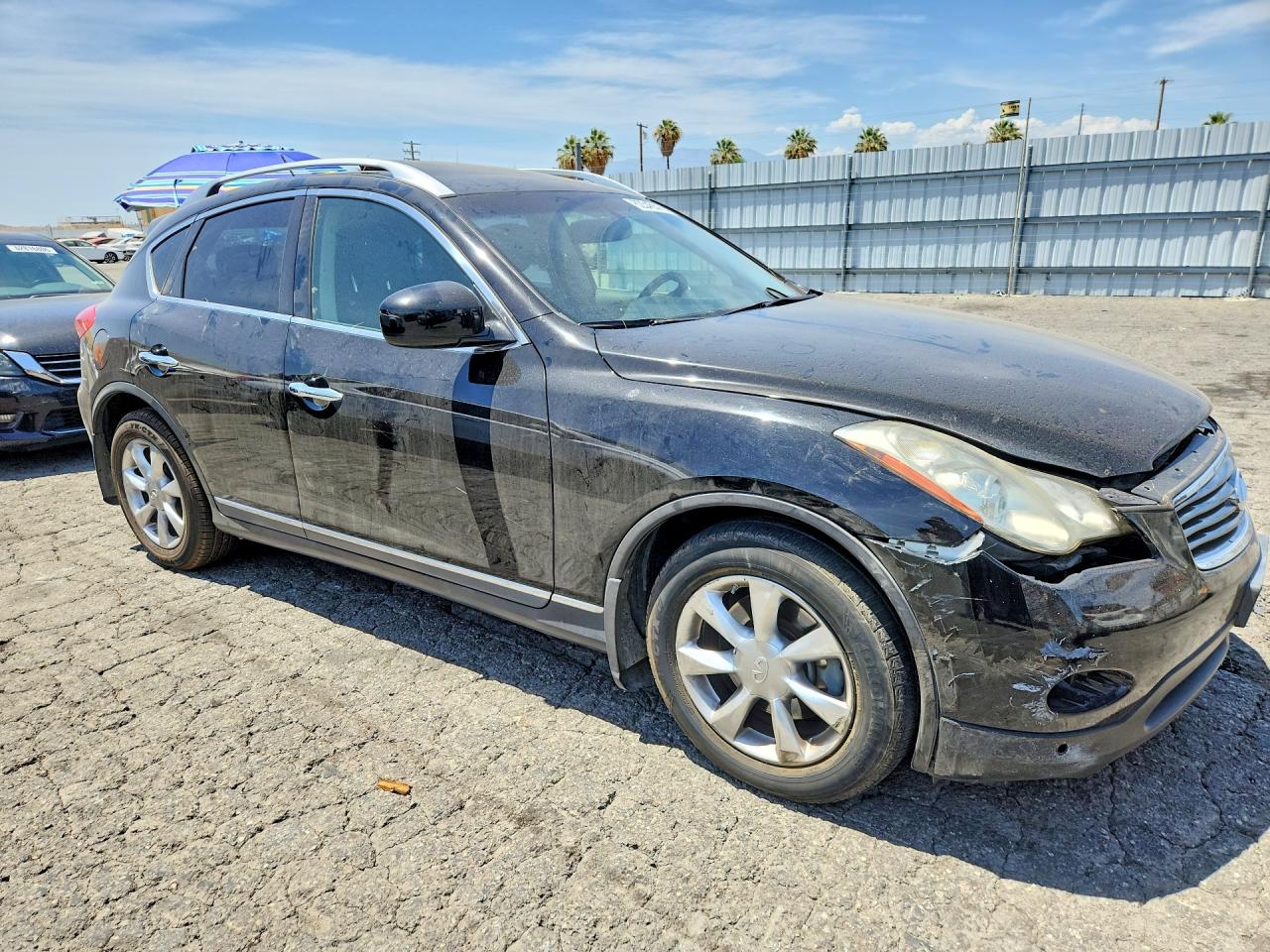2008 Infiniti Ex35 Base Black vin: JNKAJ09E98M304396