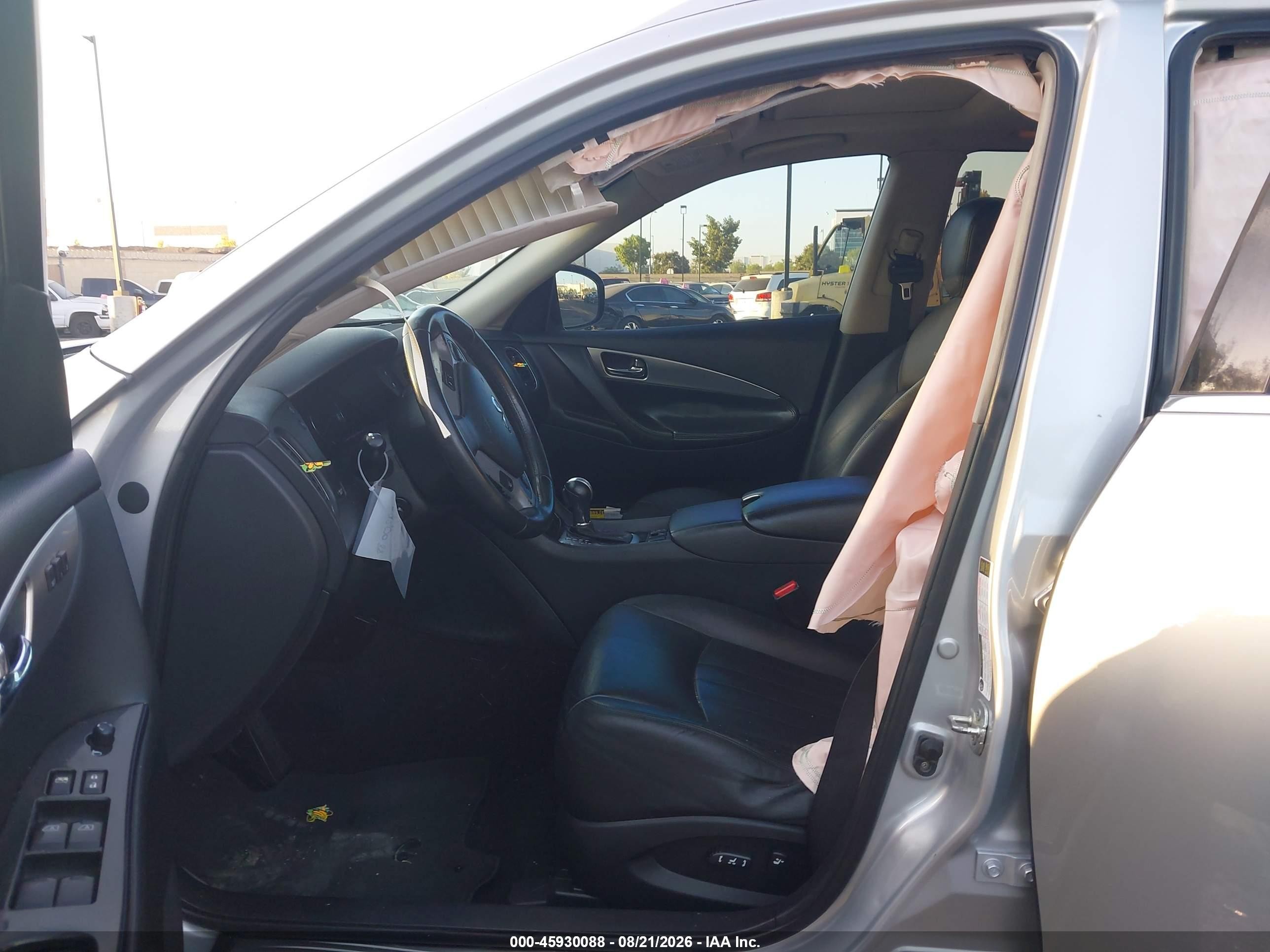 2008 Infiniti Ex35 Journey Silver vin: JNKAJ09E98M305547