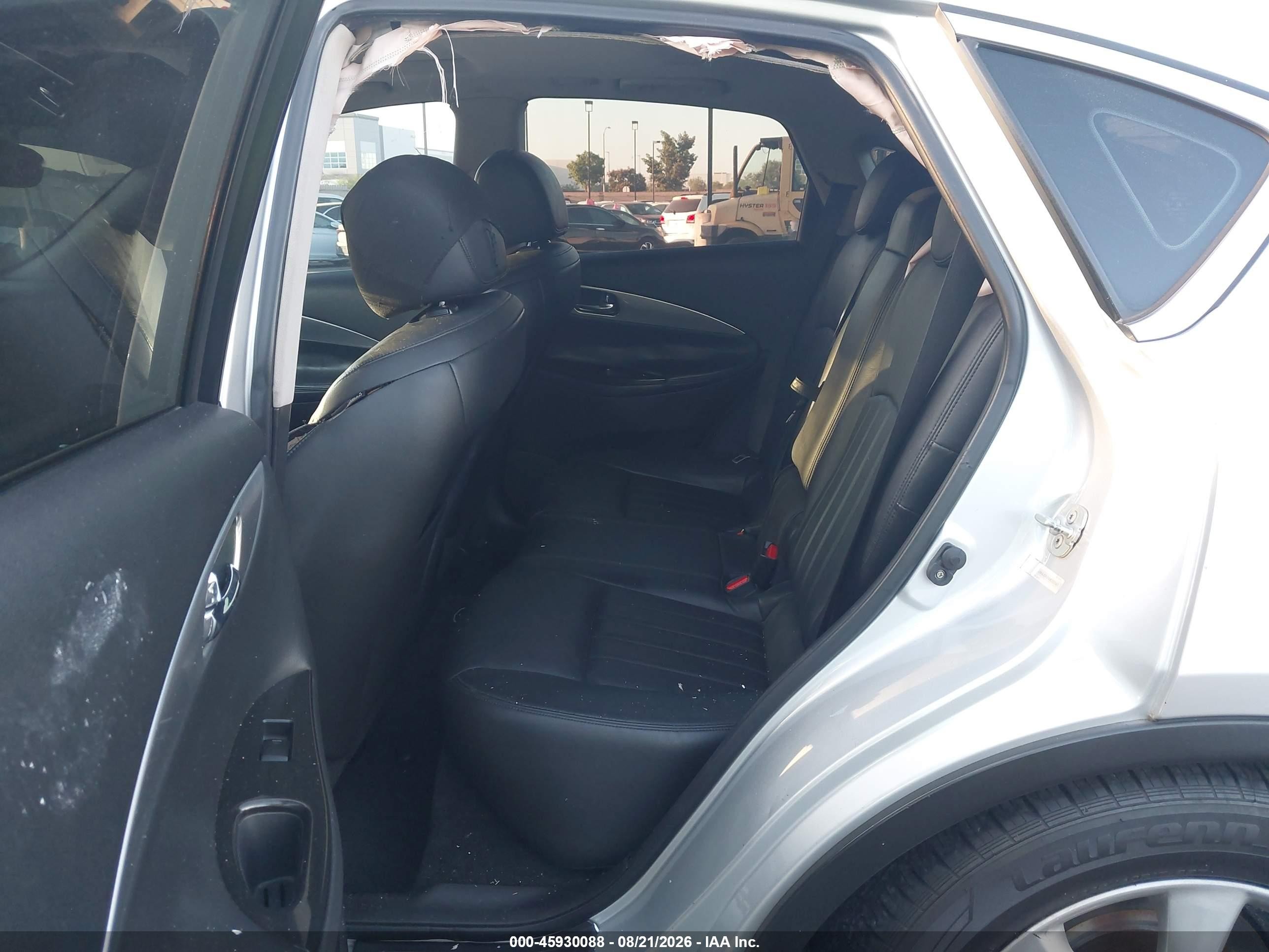 2008 Infiniti Ex35 Journey Silver vin: JNKAJ09E98M305547