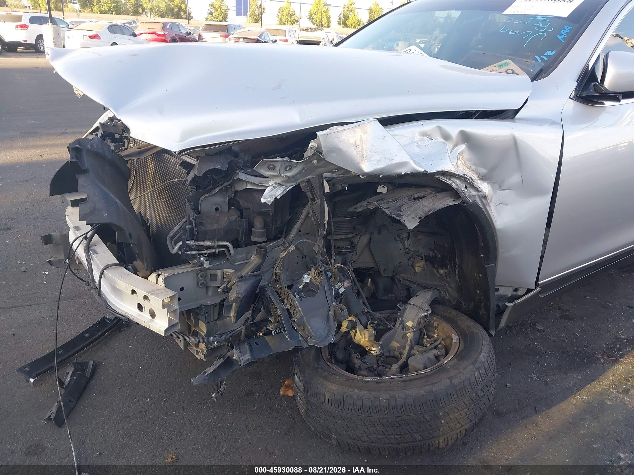 2008 Infiniti Ex35 Journey Silver vin: JNKAJ09E98M305547