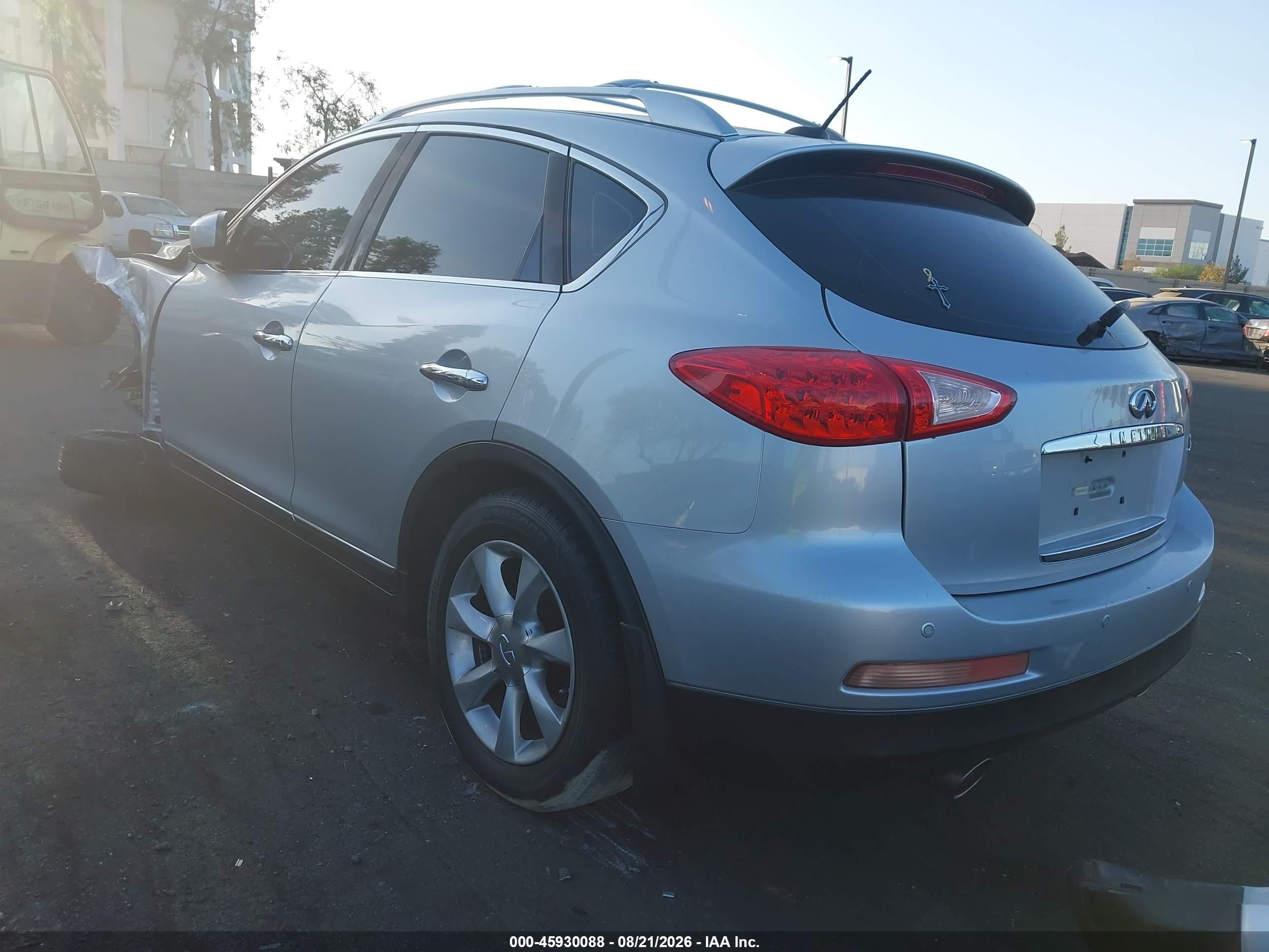 2008 Infiniti Ex35 Journey Silver vin: JNKAJ09E98M305547