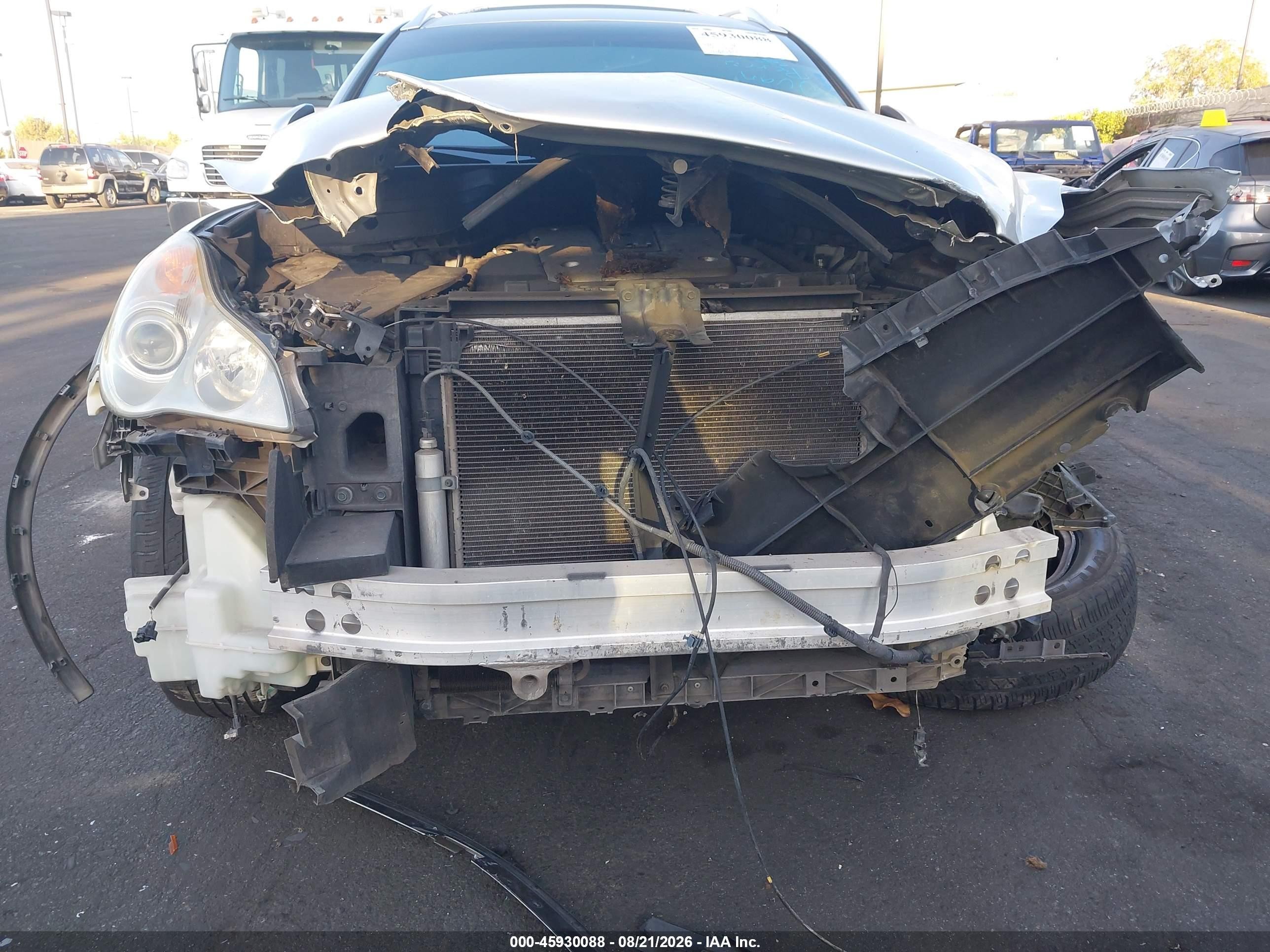 2008 Infiniti Ex35 Journey Silver vin: JNKAJ09E98M305547