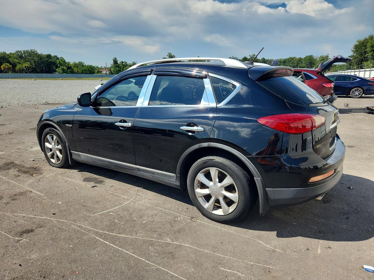 2008 Infiniti Ex35 Base Black vin: JNKAJ09E98M305645