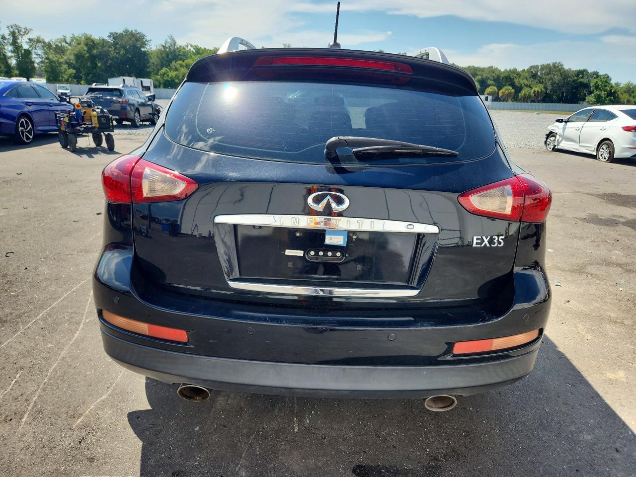 2008 Infiniti Ex35 Base Black vin: JNKAJ09E98M305645