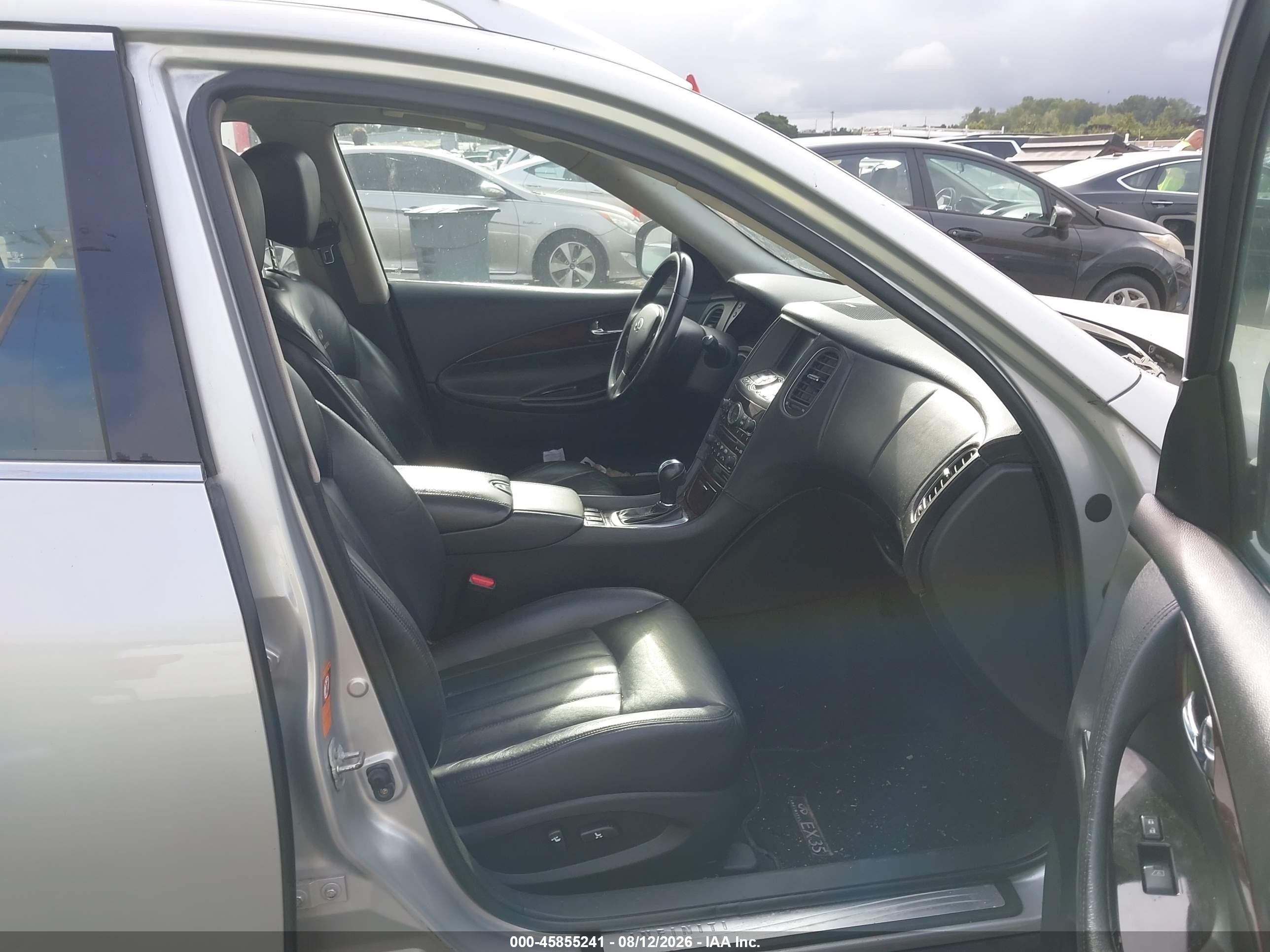 2009 Infiniti Ex35 Journey Silver vin: JNKAJ09EX9M900828