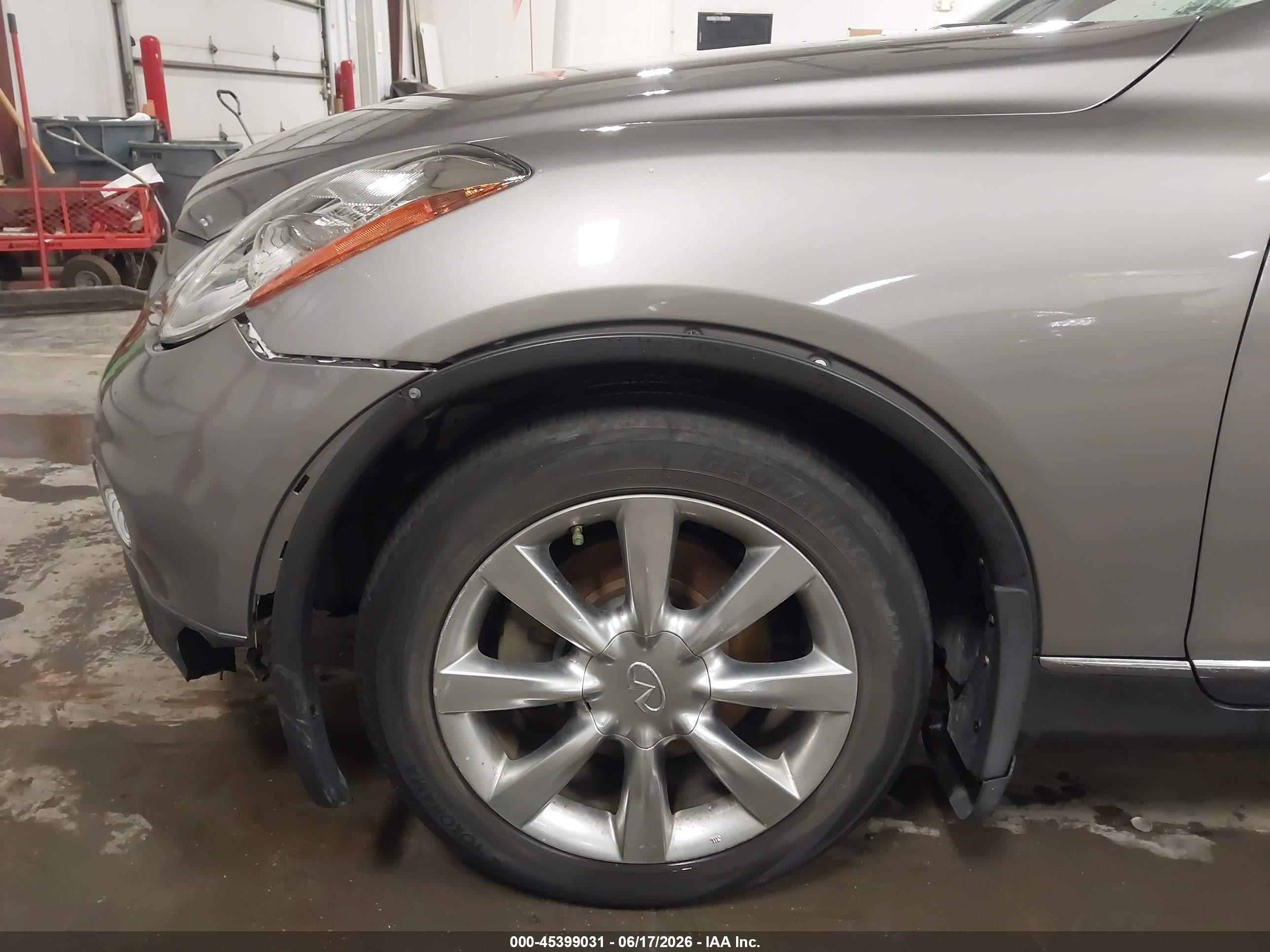 2008 Infiniti Ex35 Journey Gray vin: JNKAJ09F08M353088