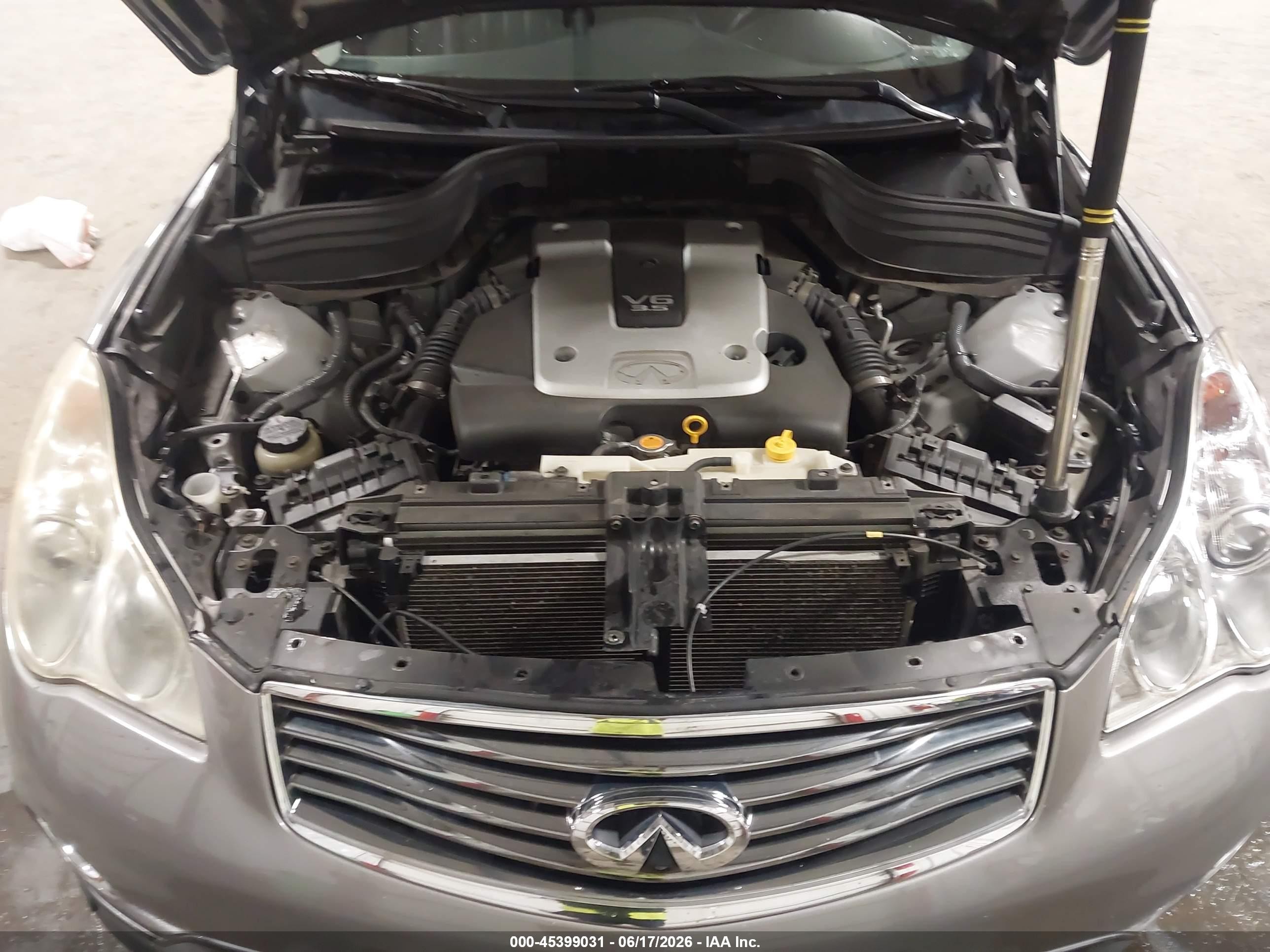 2008 Infiniti Ex35 Journey Gray vin: JNKAJ09F08M353088