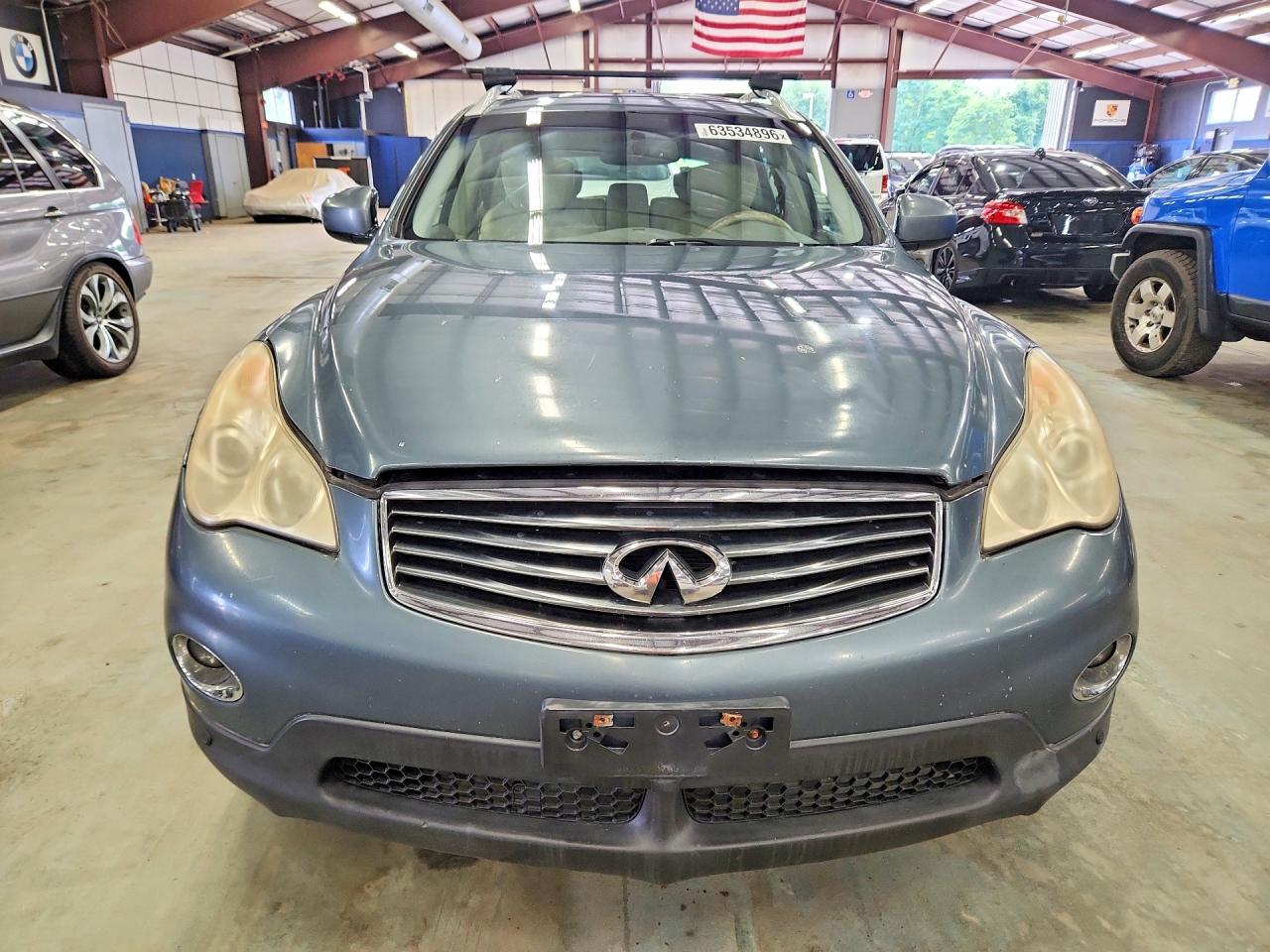 2008 Infiniti Ex35 Base Синий vin: JNKAJ09F08M355536