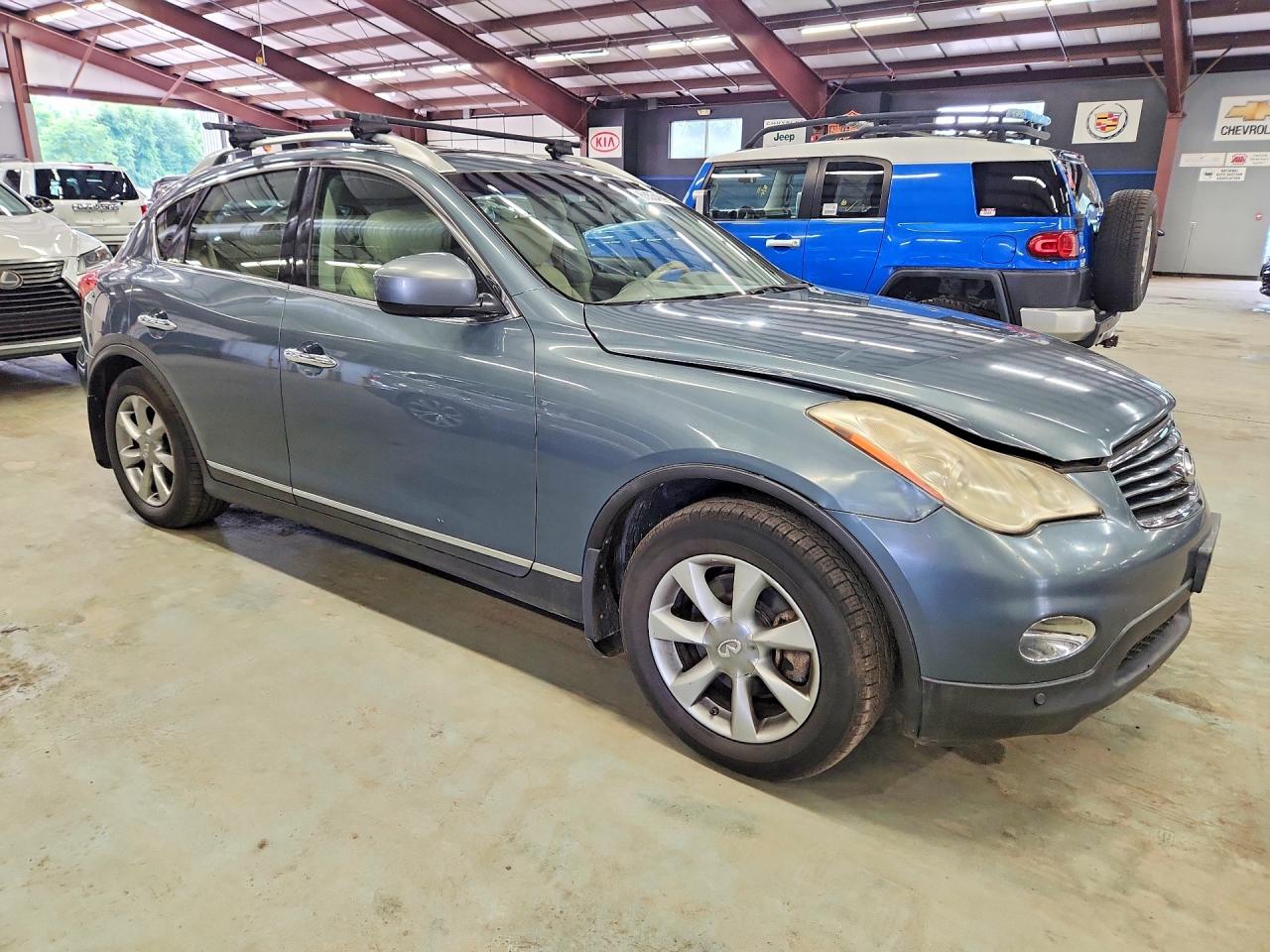 2008 Infiniti Ex35 Base Синий vin: JNKAJ09F08M355536